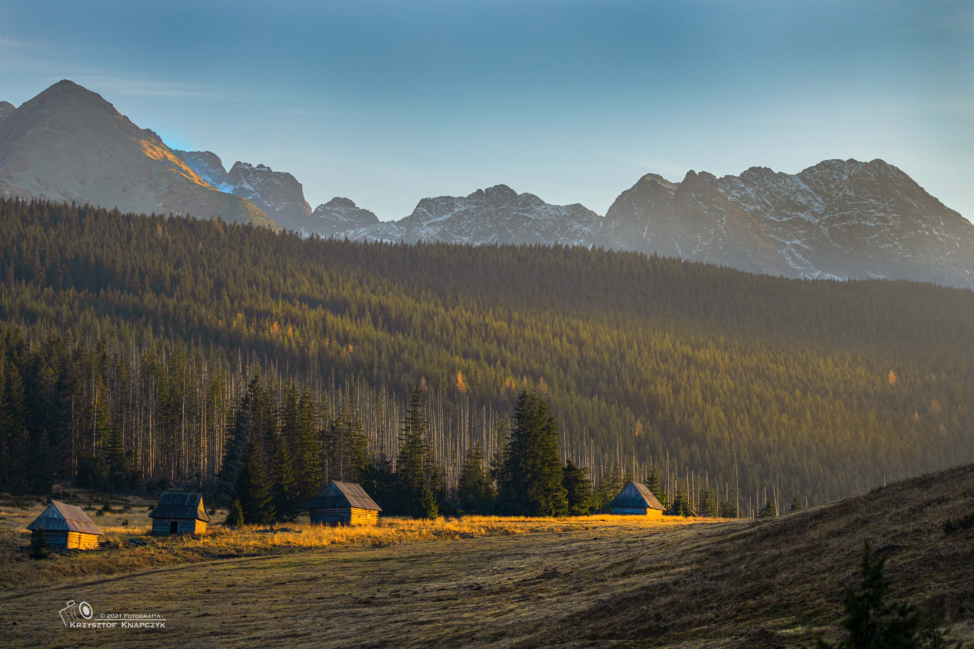 Widok na Tatry Wysokie z Wielkiego Kopieńca