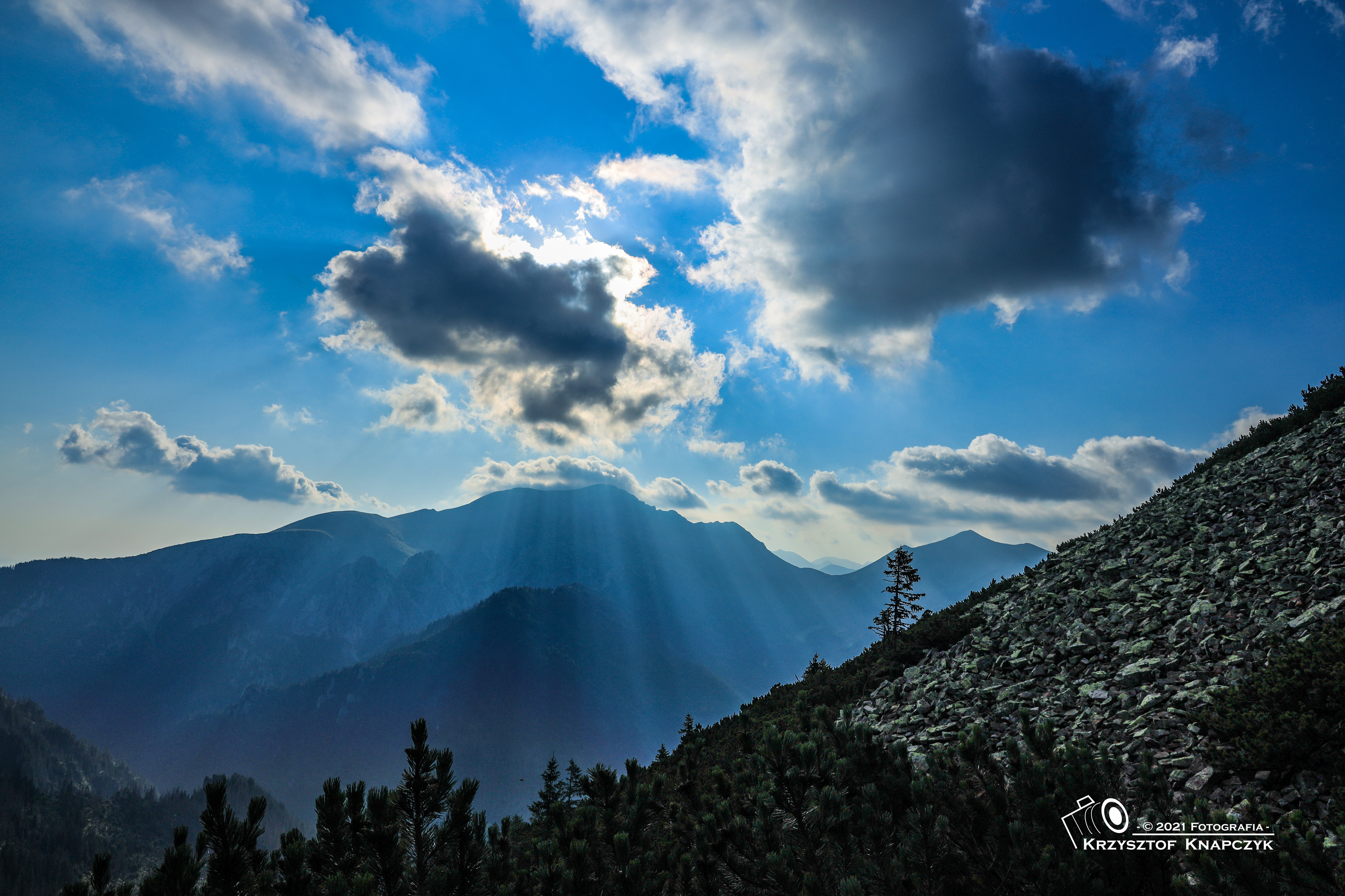 2021 lipiec. Tatry Zachodnie. Okolice Ornaku.