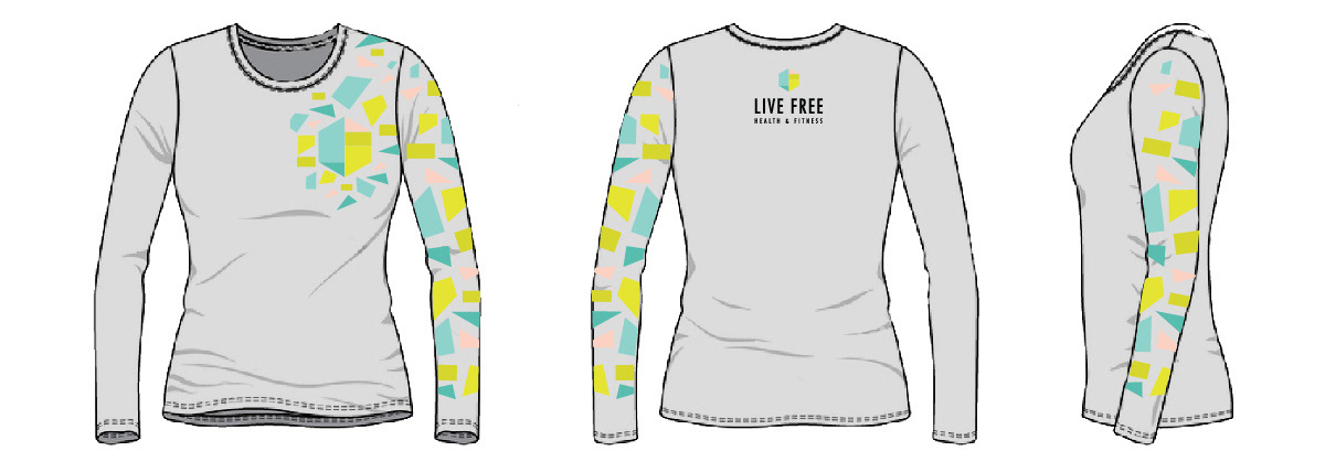 Long Sleeve Design - Live Free Health & Fitness