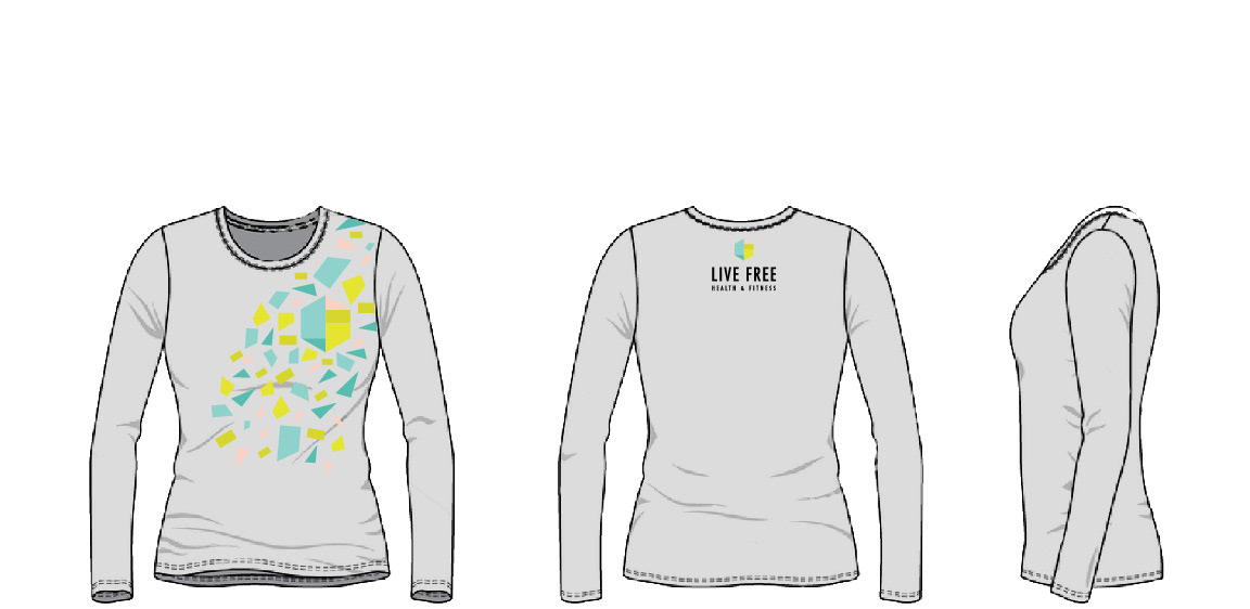 Long Sleeve Design - Live Free Health & Fitness
