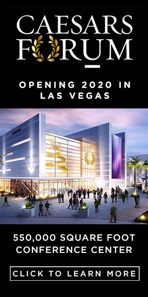 CAESARS FORUM Banner Ad design for our trade digital publications.
