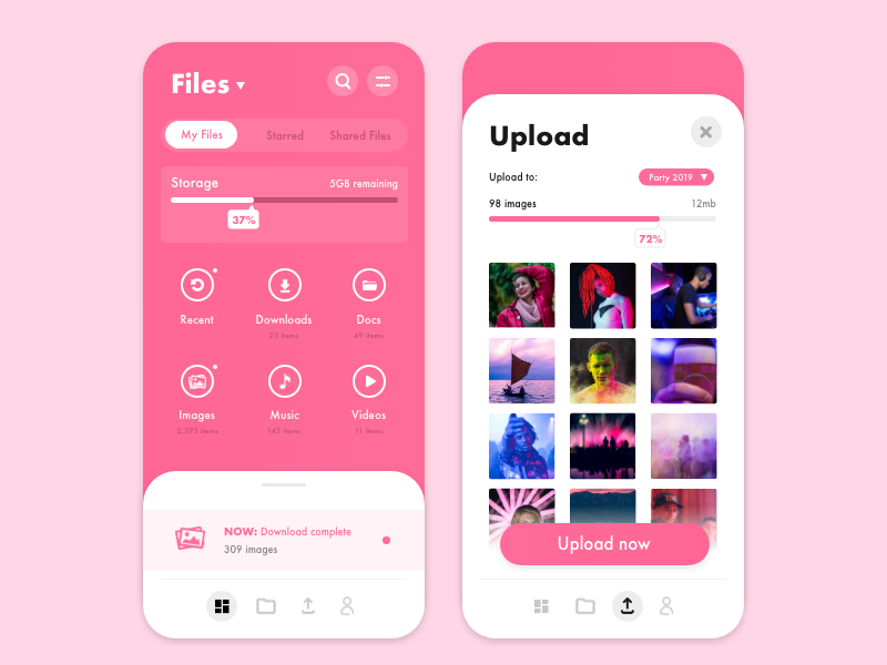 File and Document Storage UI