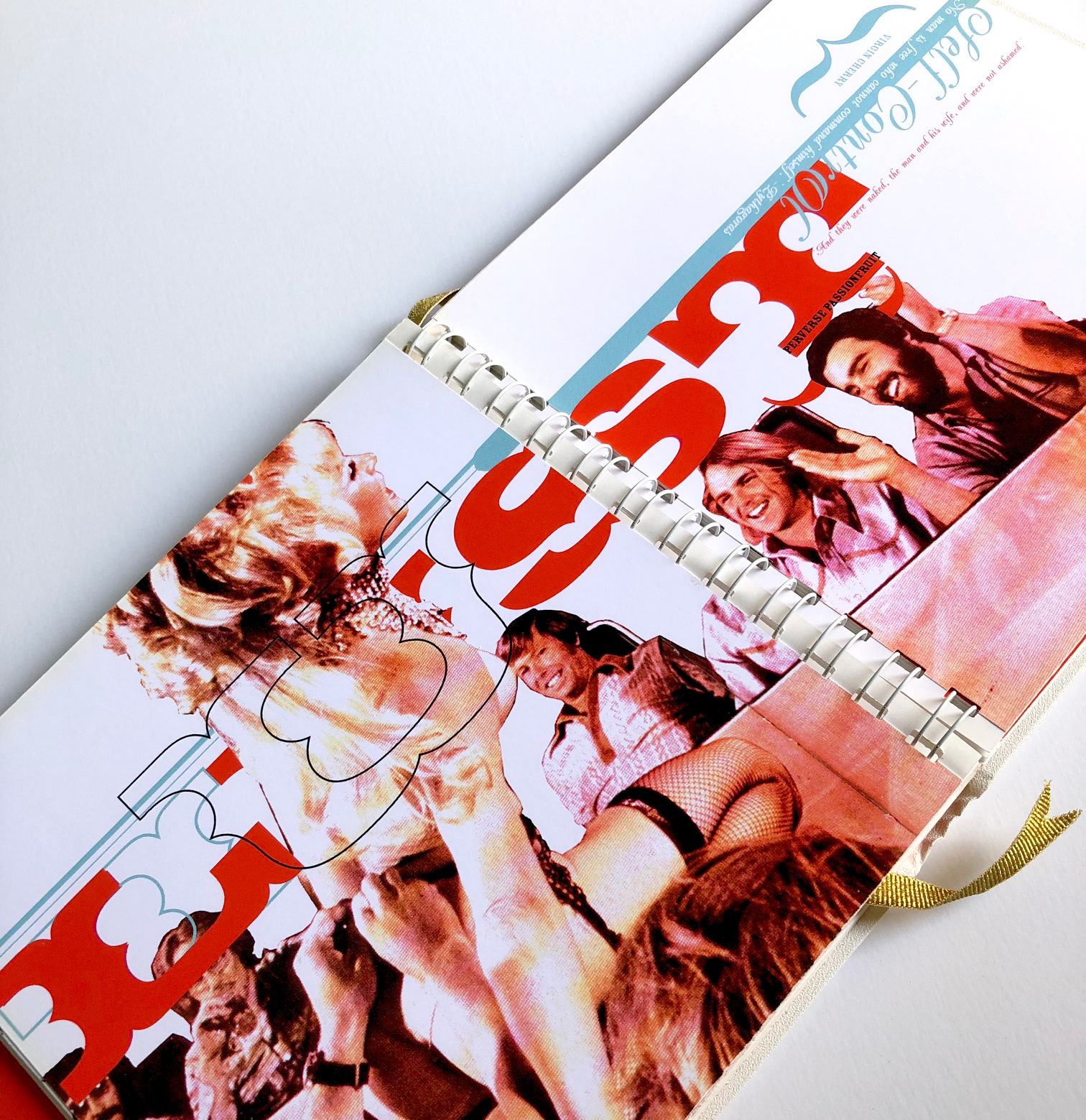 Layout Booklet for Sin Ice Cream Den (7 Deadly Sins were the flavor names)