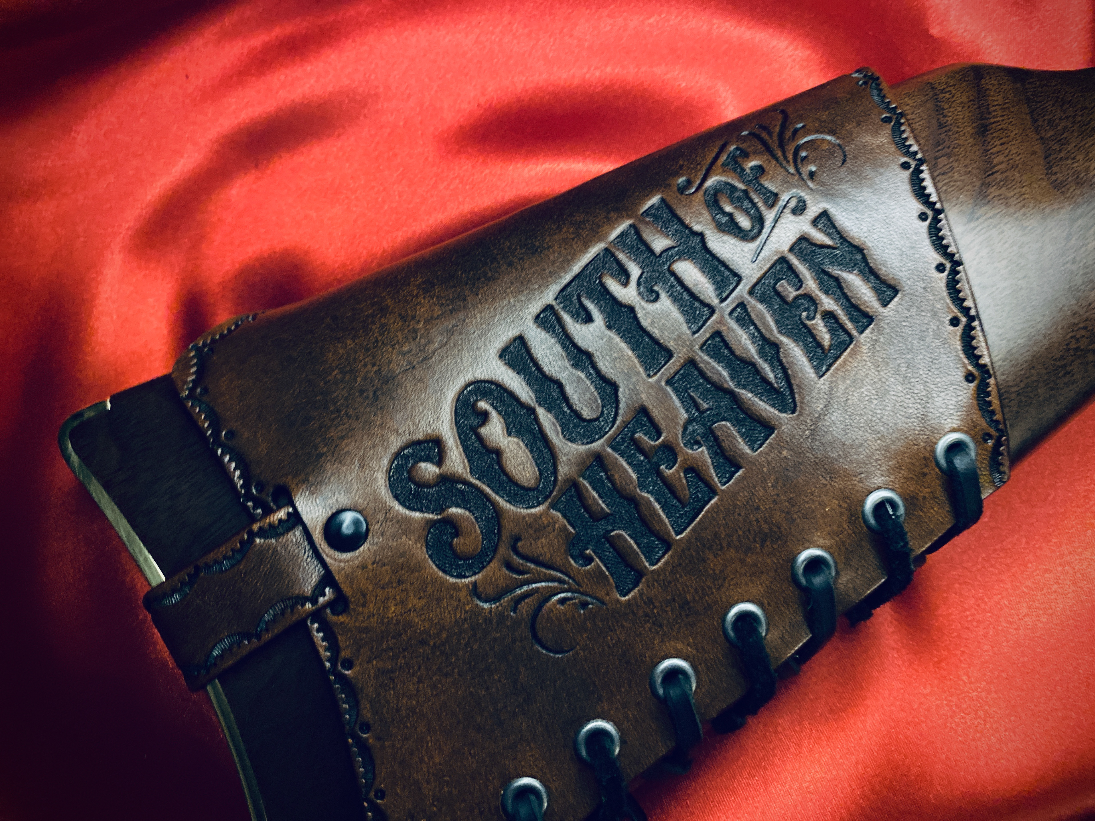 Carved Rifle Stock and Sling