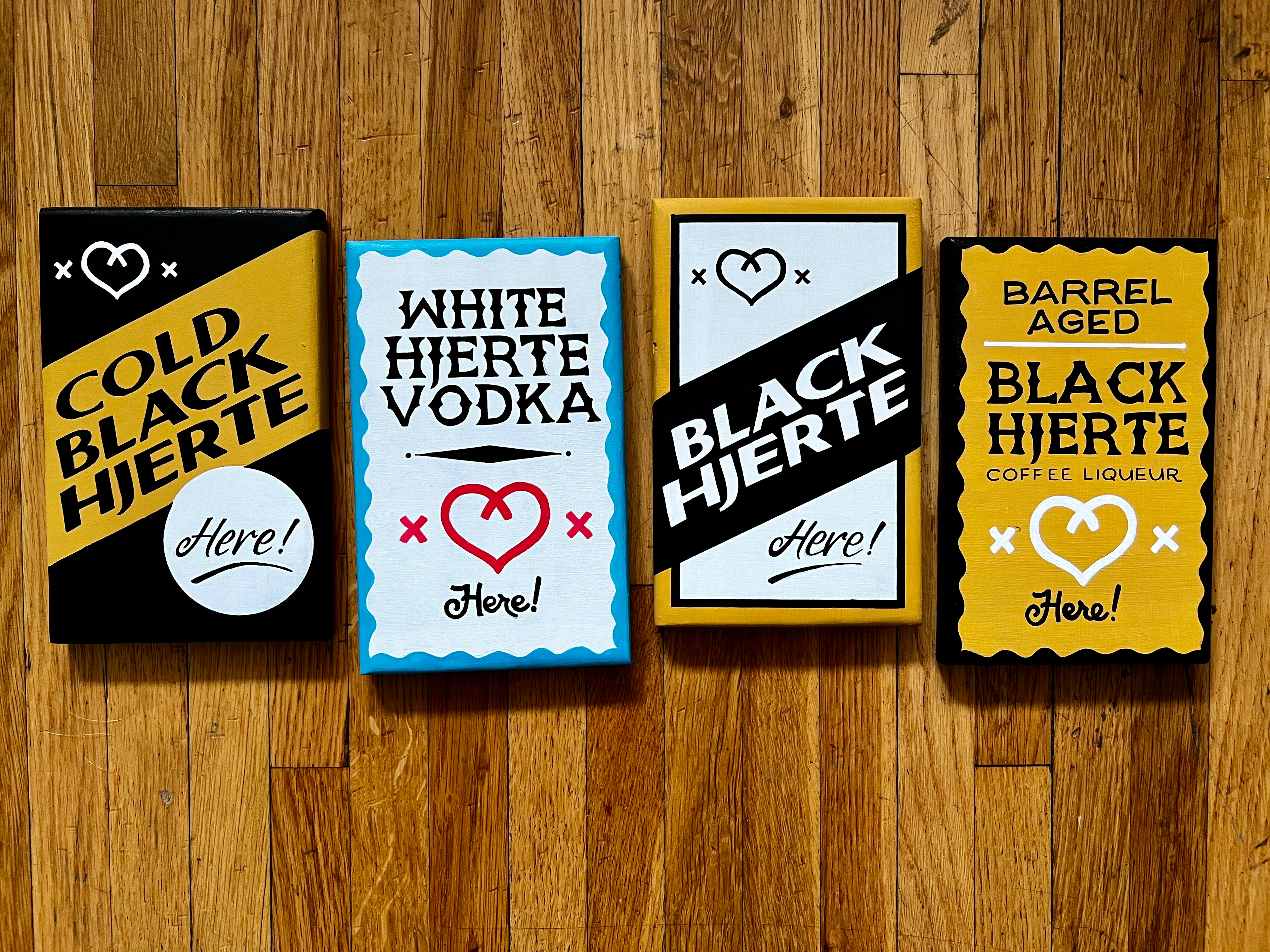 Acrylic on wood for Laurel Canyon Spirits