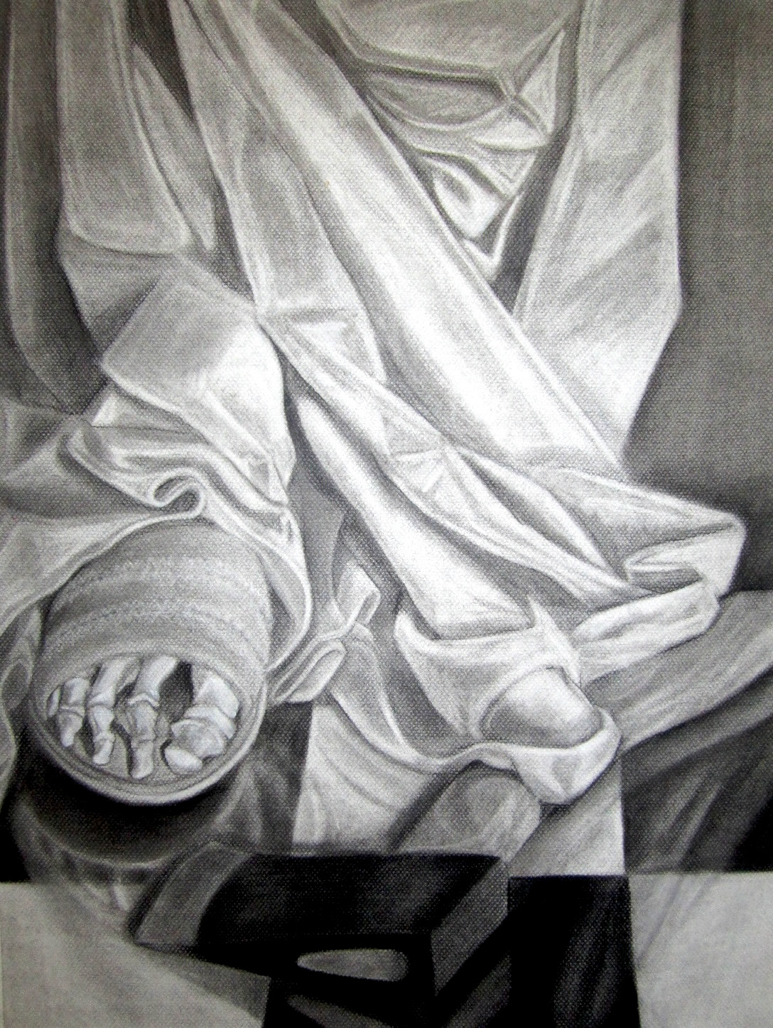 Charcoal on paper
