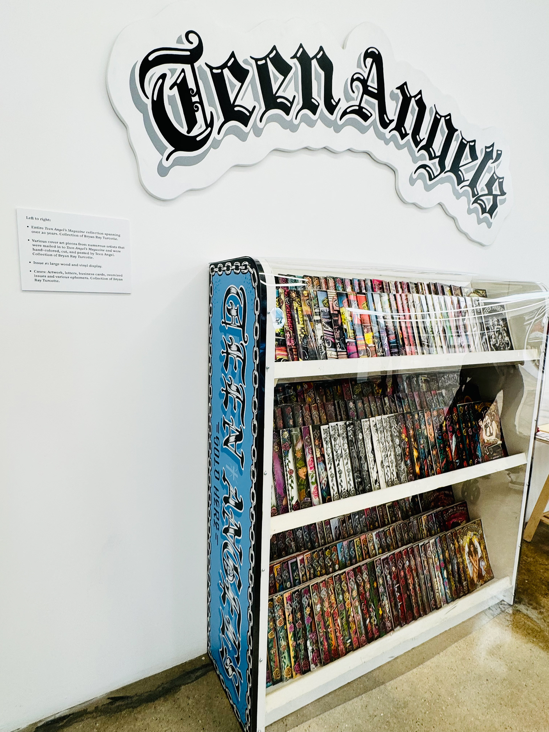 House Paint on Plywood for Beyond the Streets art gallery Teen Angel's exhibit