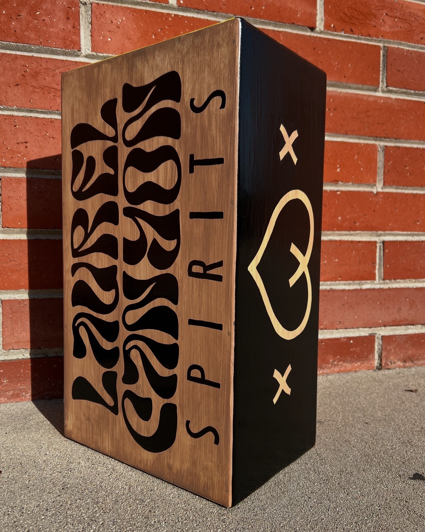 Custom Painted Apple Box for Laurel Canyon Spirits