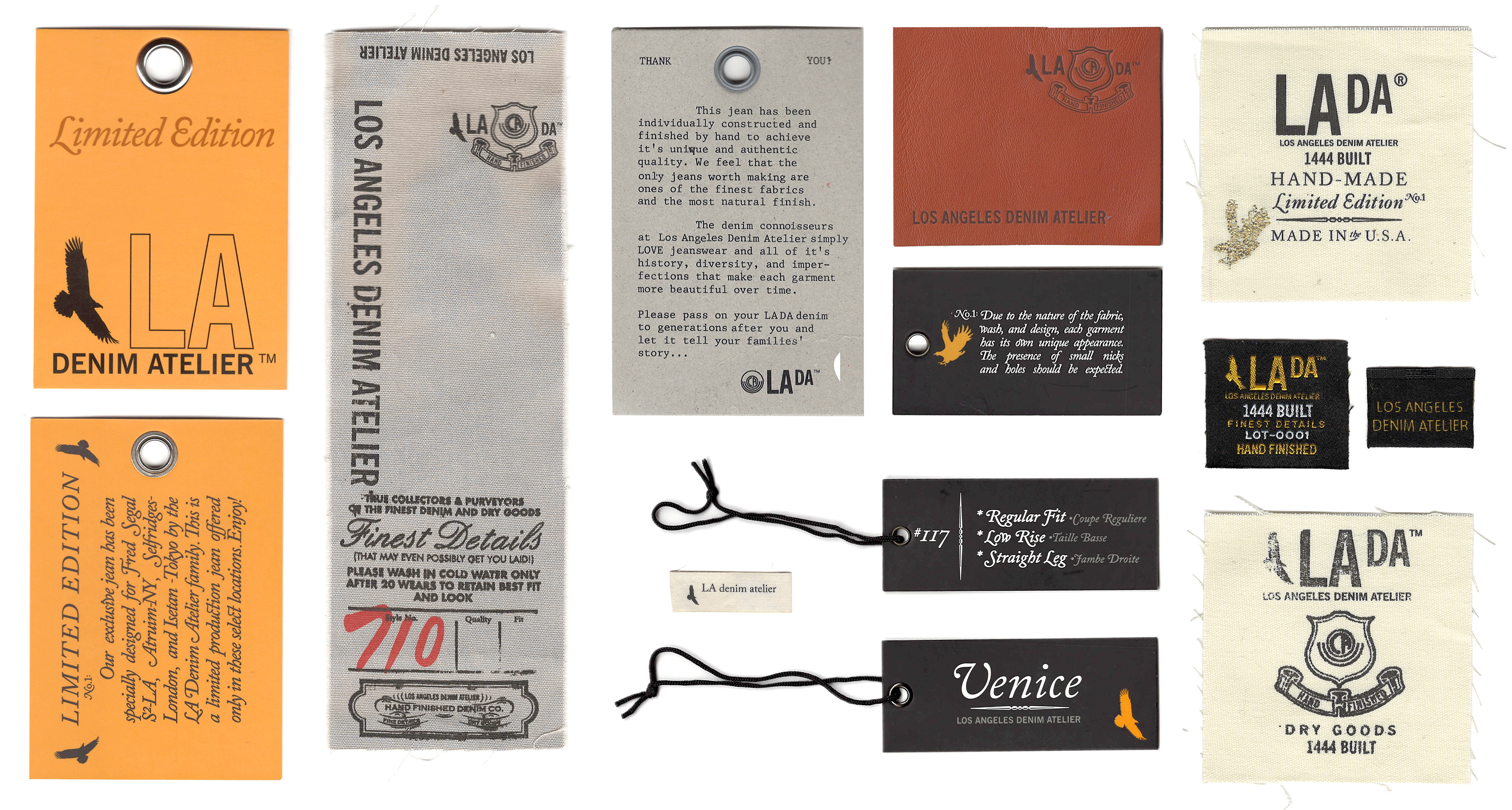 Apparel Label / Branding  (LA Denim Atelier / Guess? Inc)