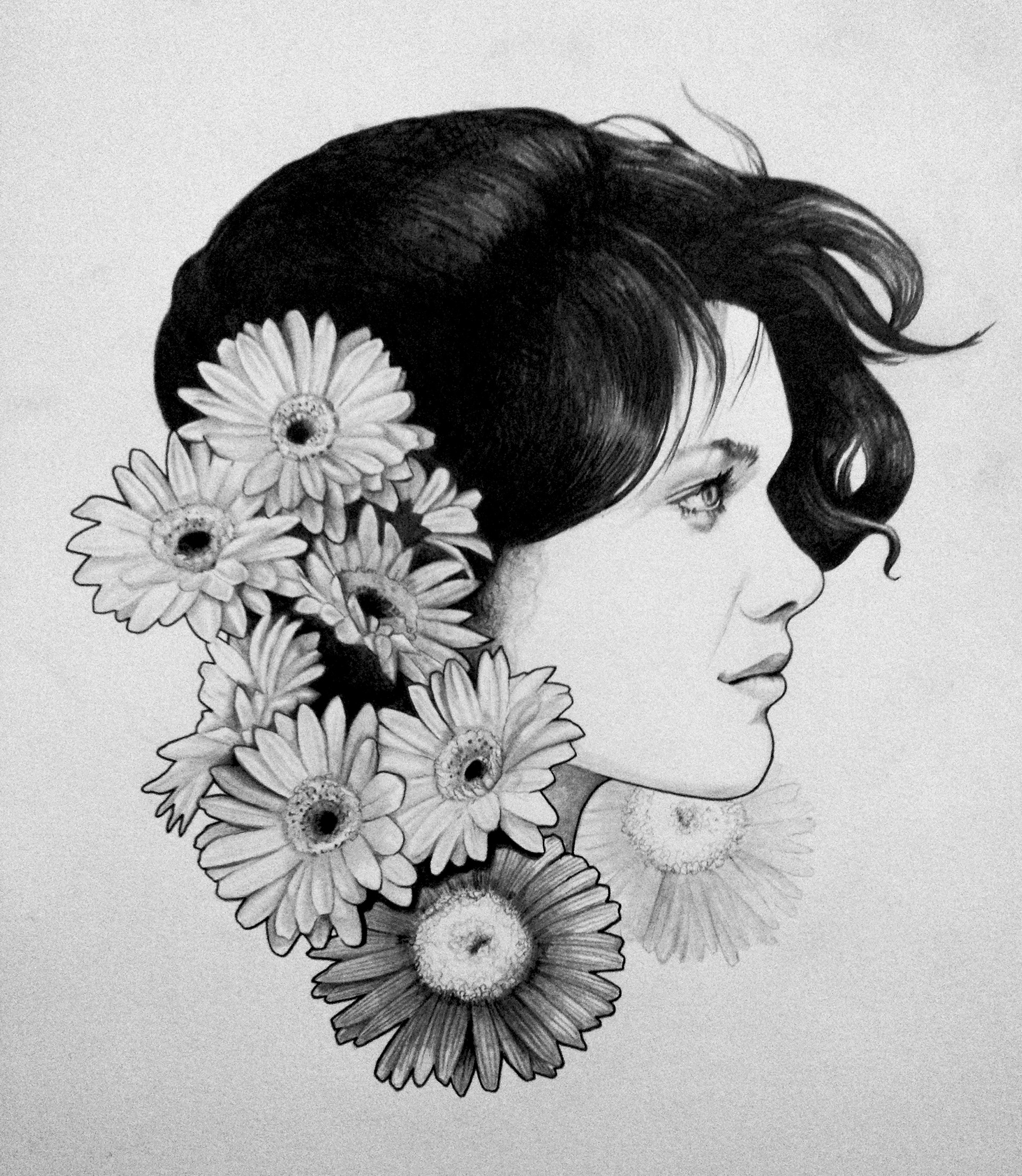 Graphite on paper illustration 