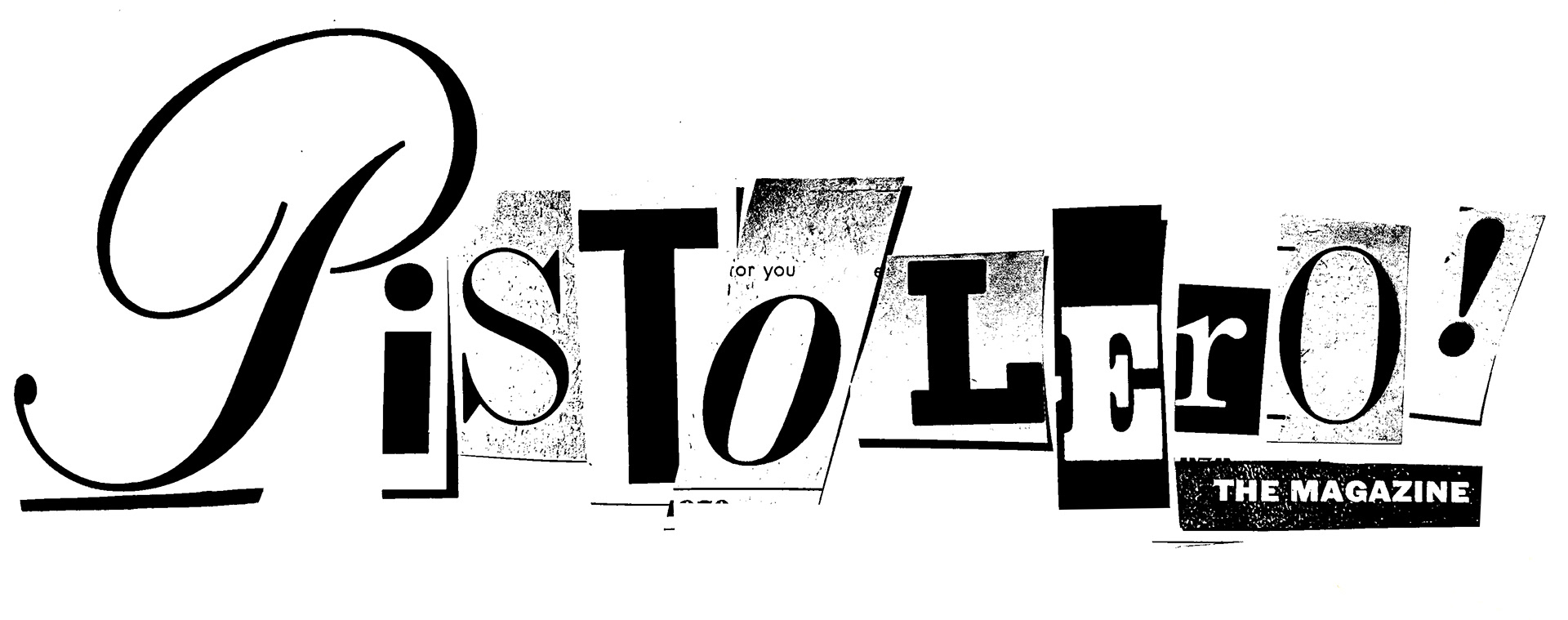 Masthead for Pistolero Magazine