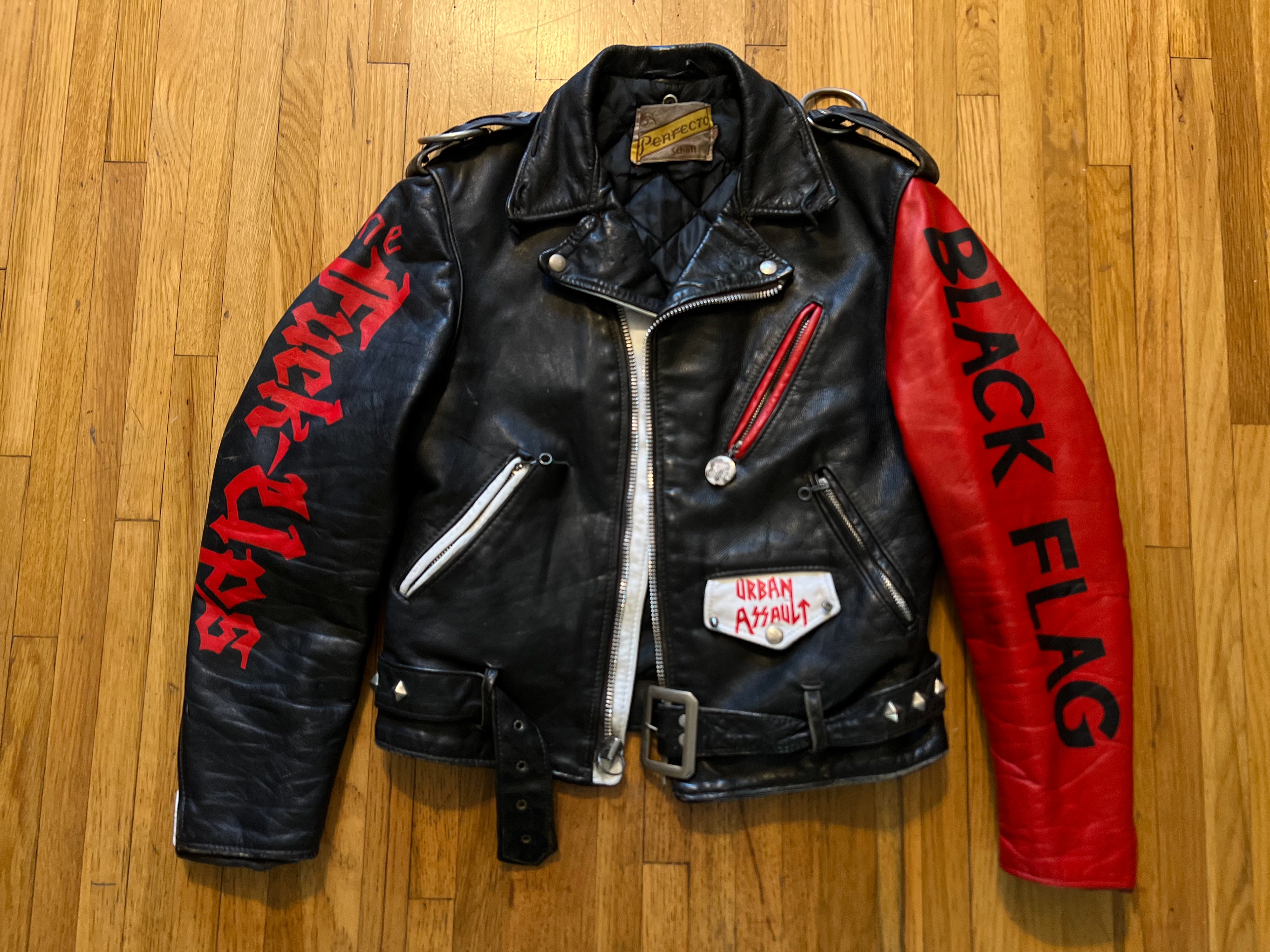 Hand Painted Custom Leather Jacket