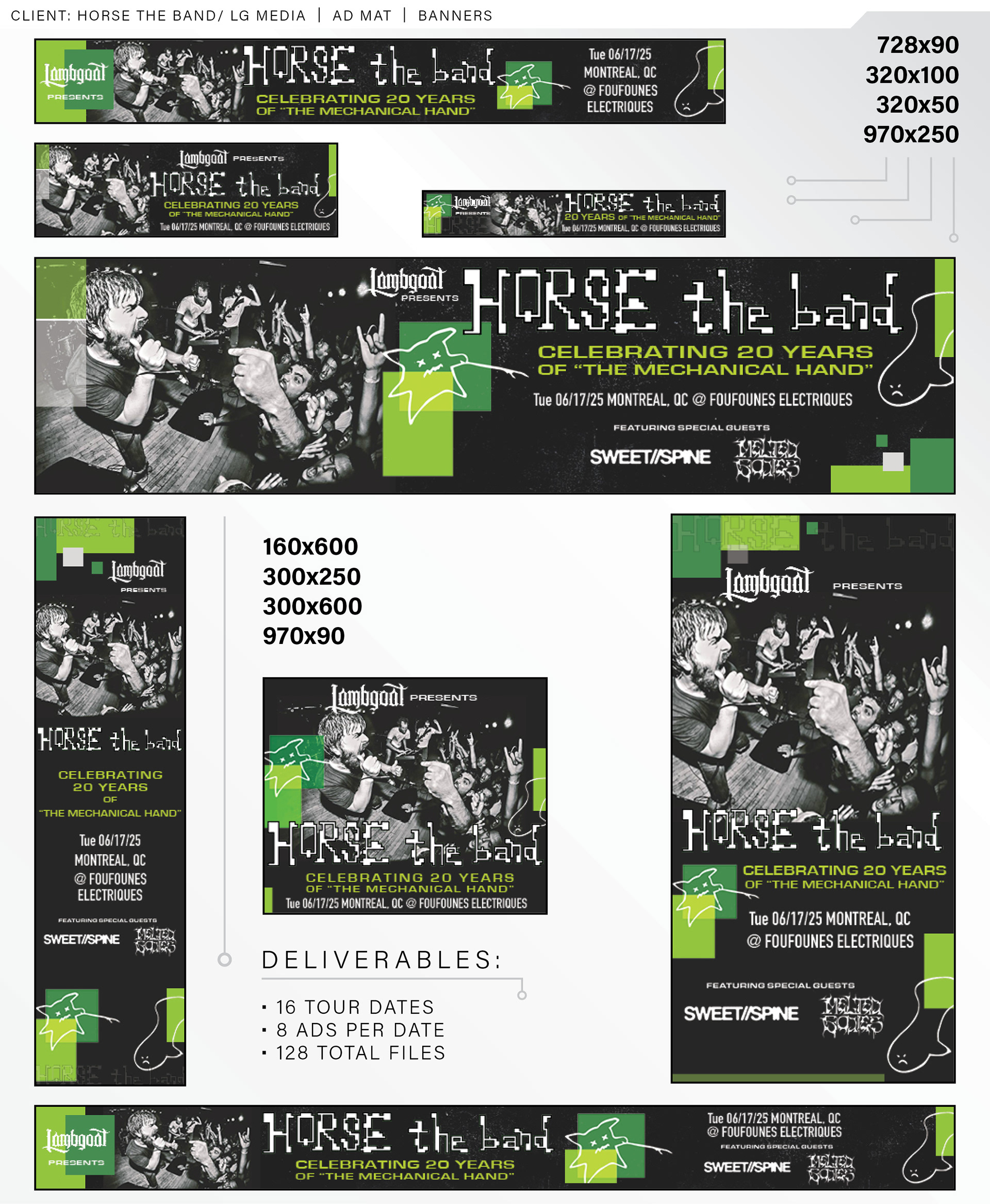 Horse The Band ad materials