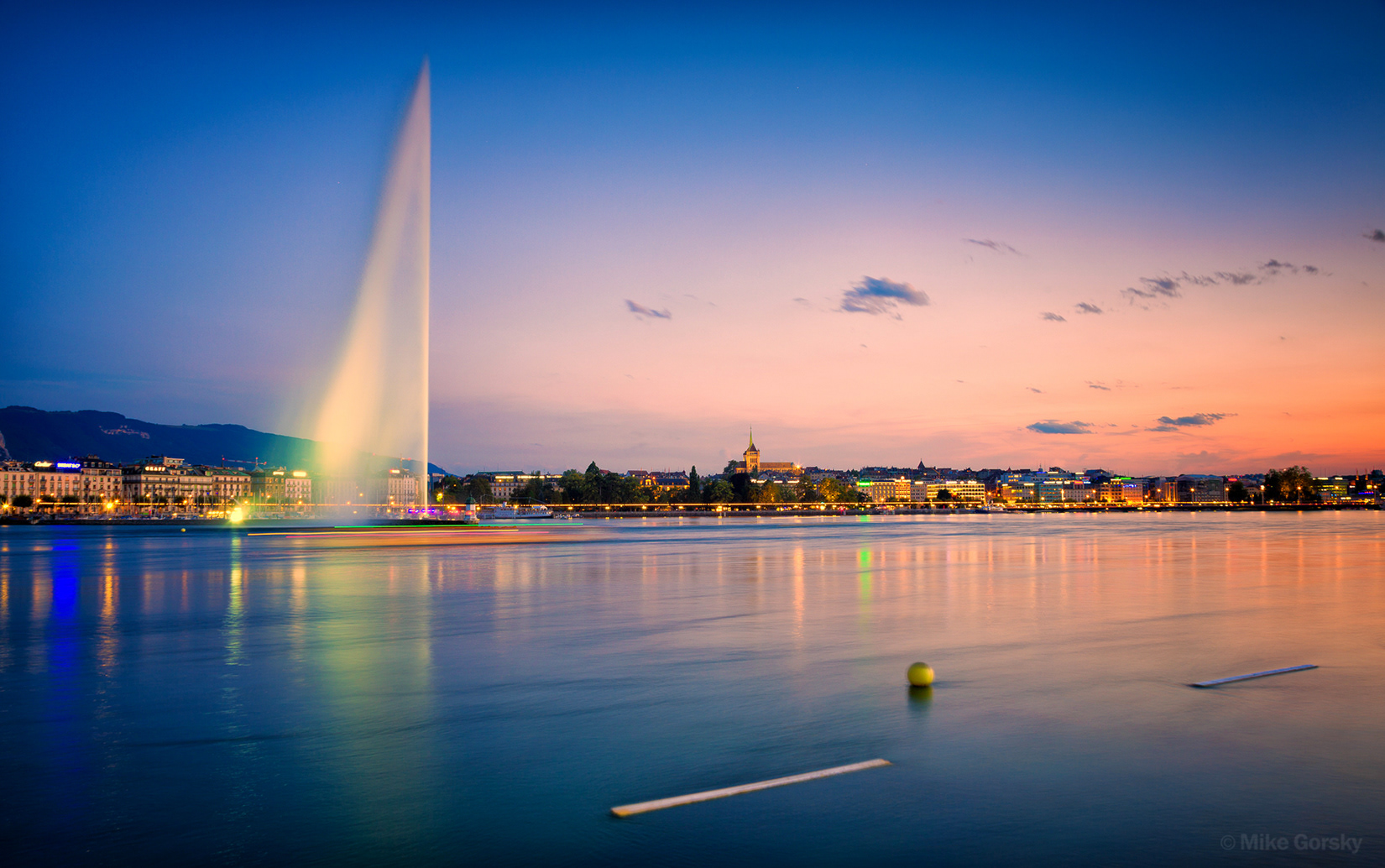 The Jet d'Eau, Geneva