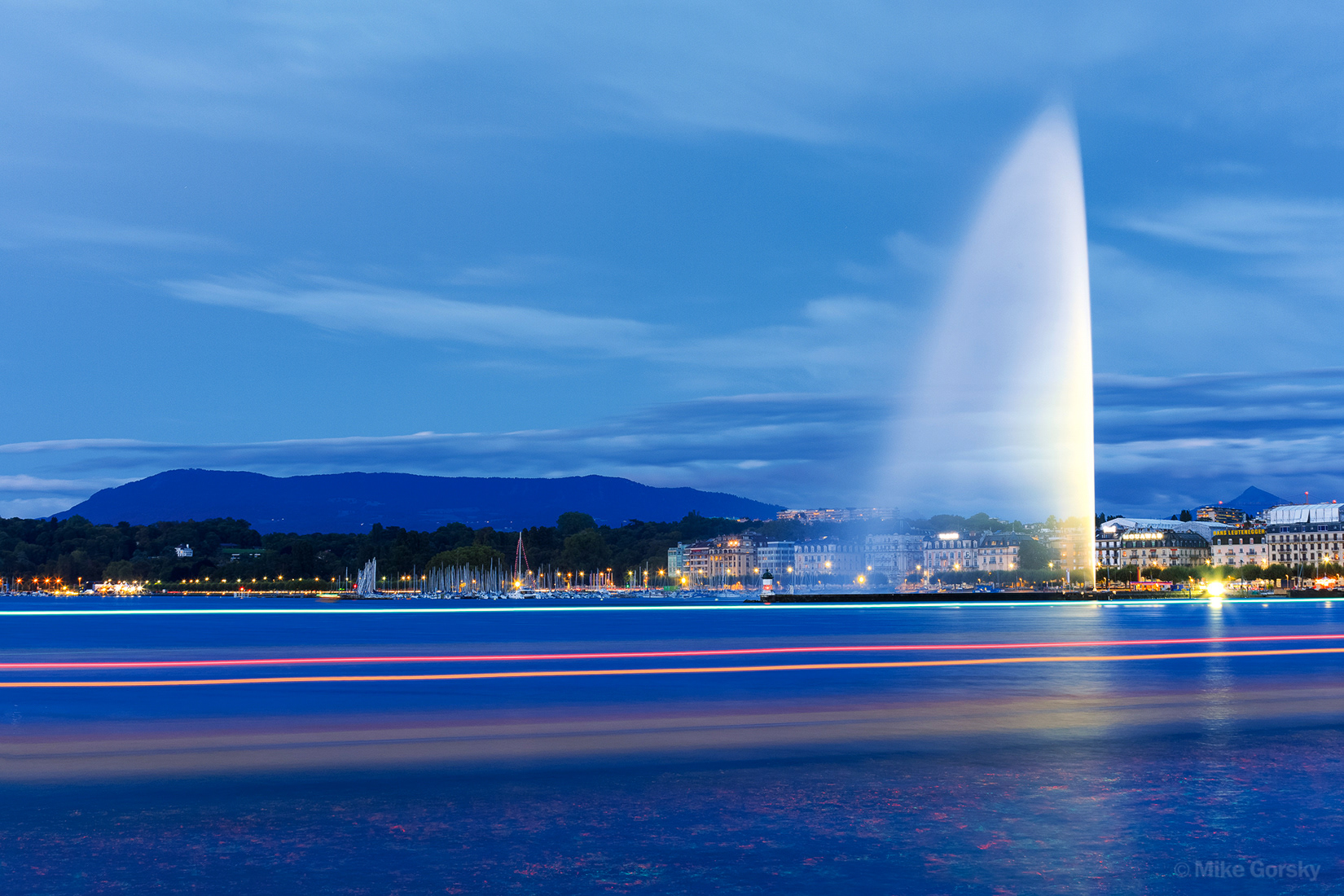 The Jet d'Eau, Geneva