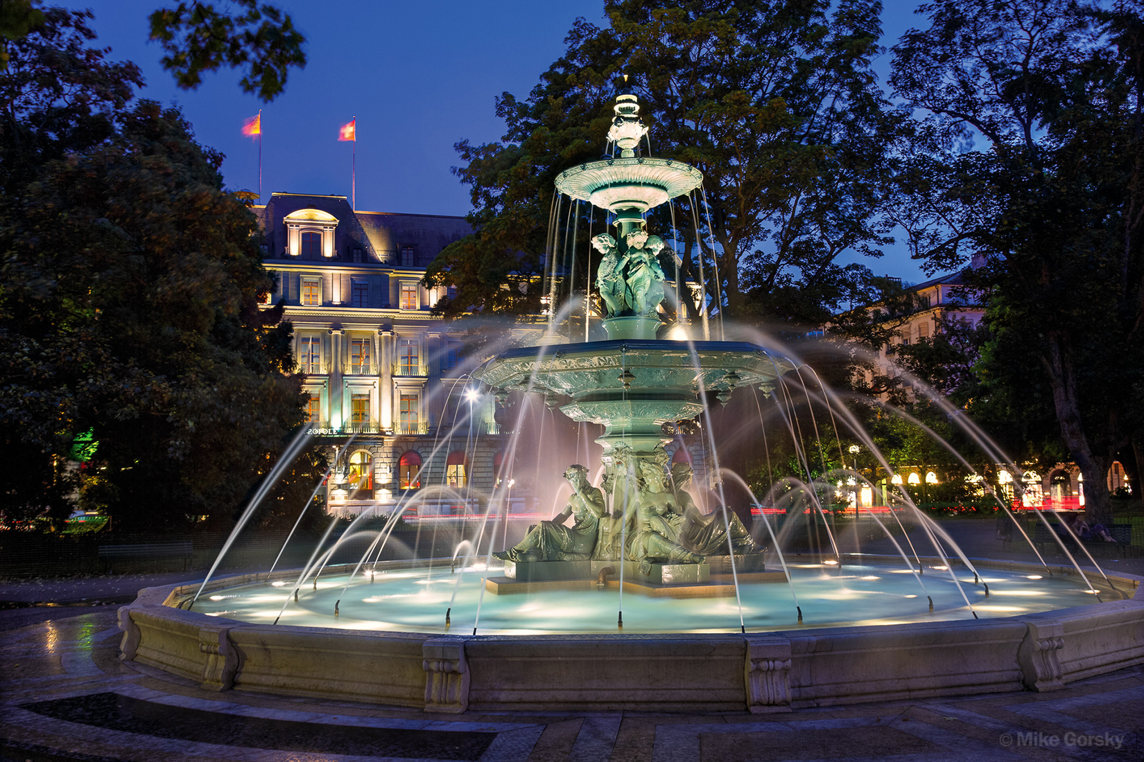 The "Fontaine des quatre saisons", Geneva