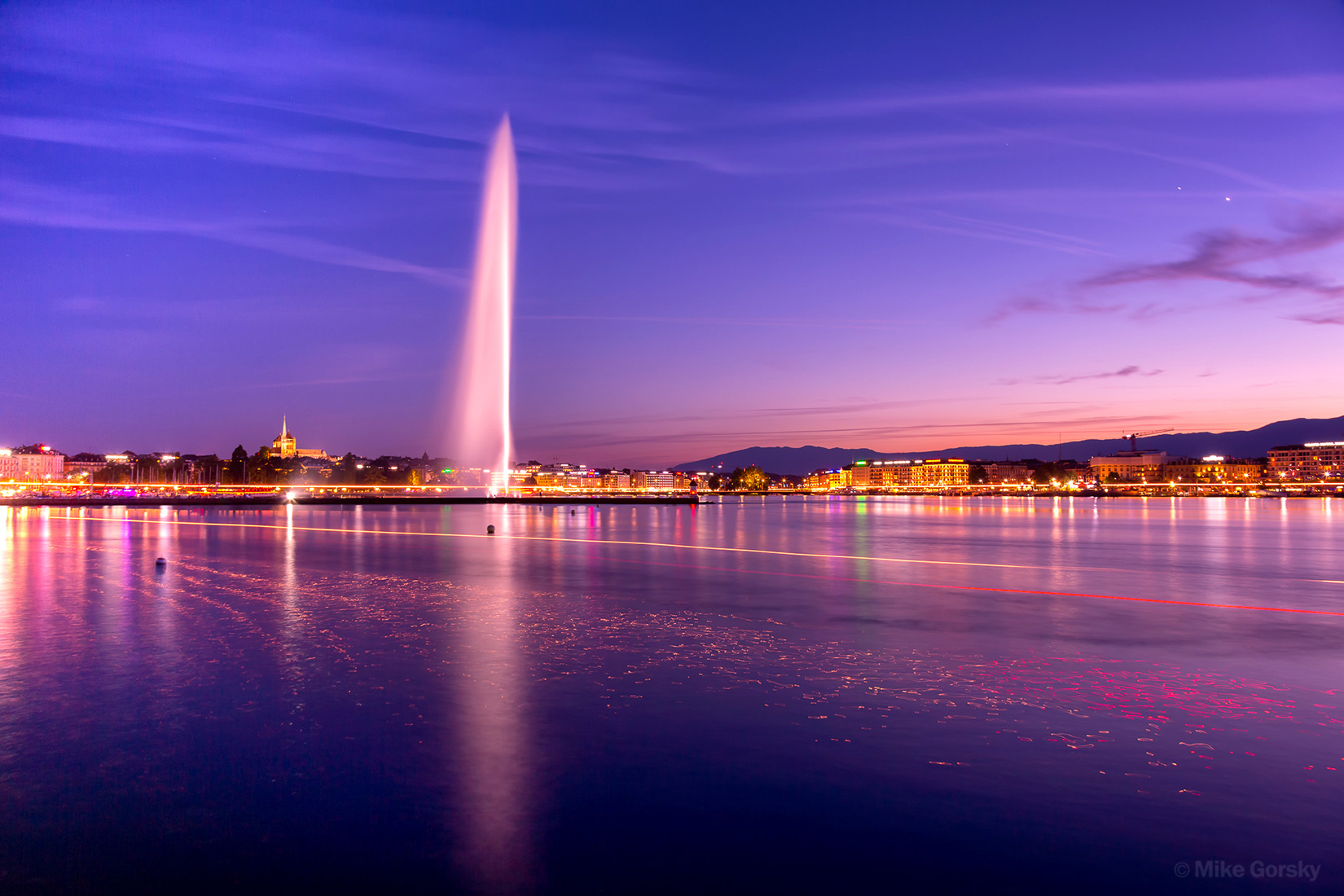 The Jet d'Eau, Geneva