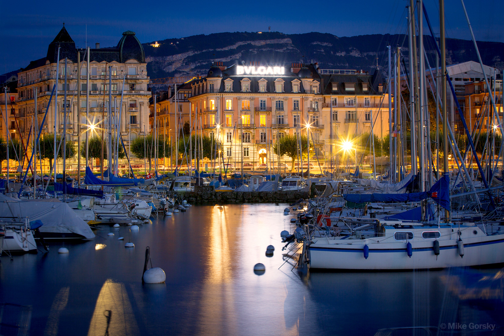 View of Geneva from the lake