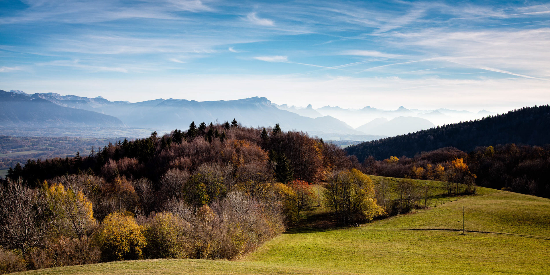 View of the Alpes from the Mont Saleve, France  ©Mike Gorsky