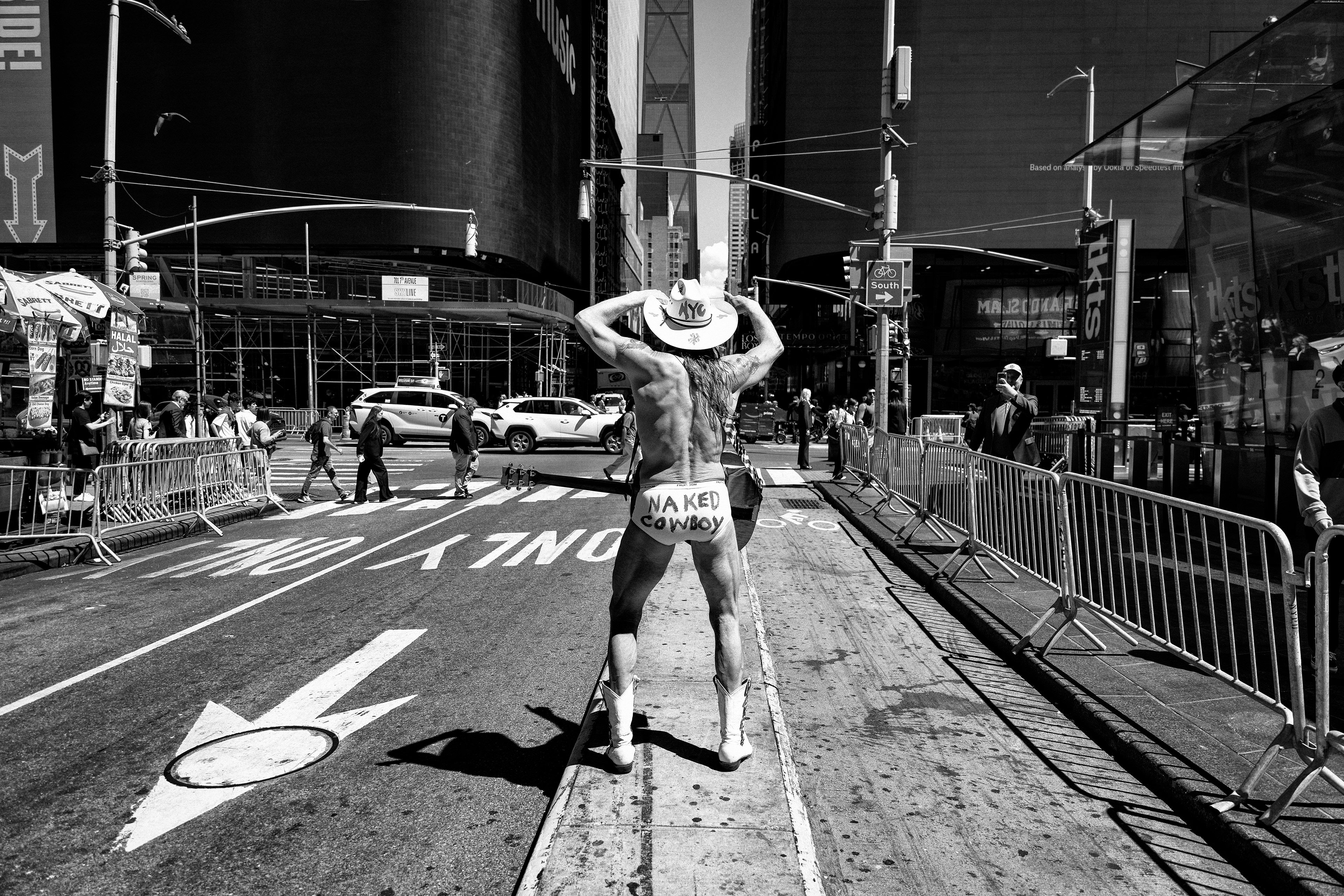 The Naked Cowboy — Times Square