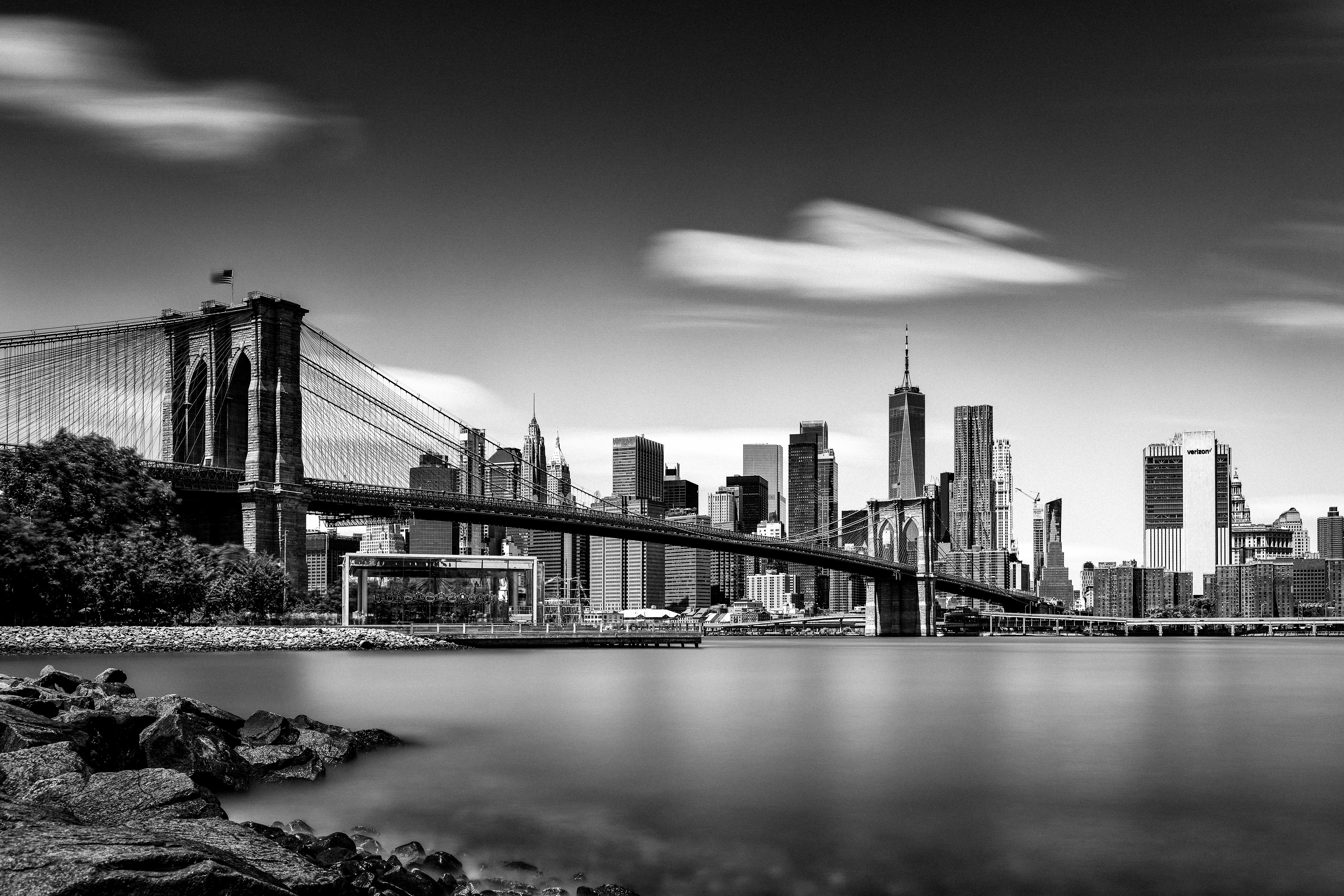 Brooklyn Bridge, New York City.