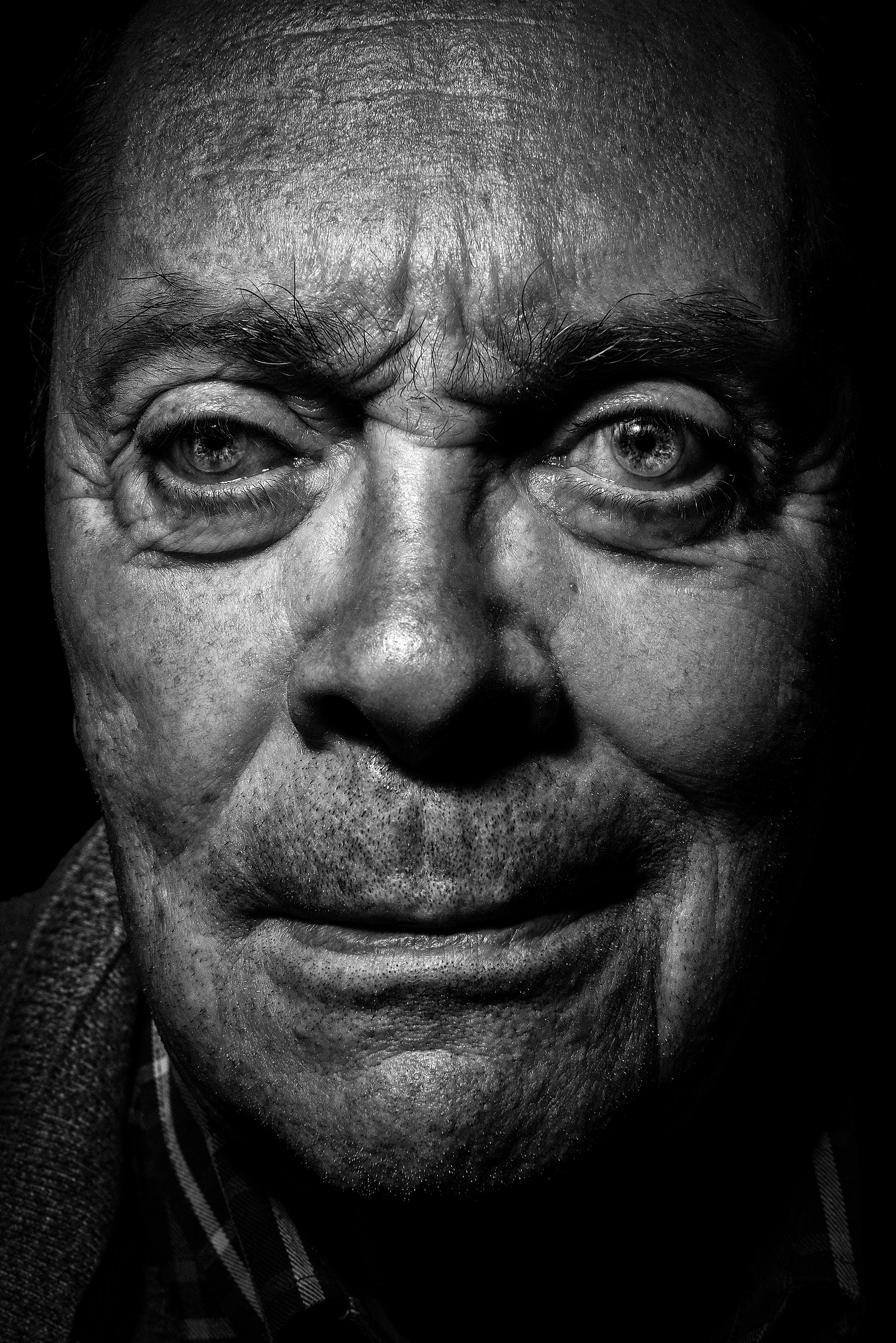 Steve Perchey portrait noir et blanc