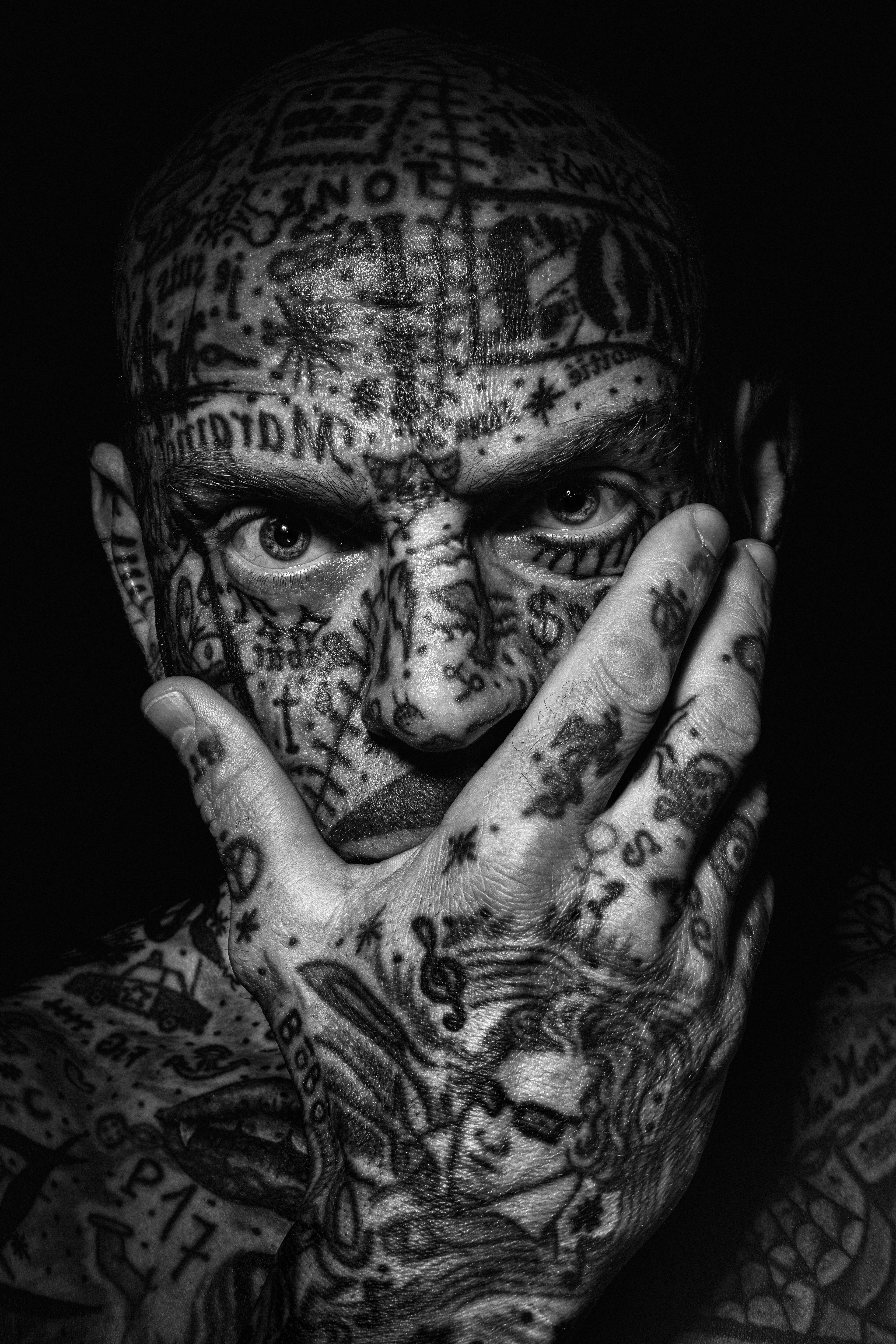 Steve Perchey portrait noir et blanc