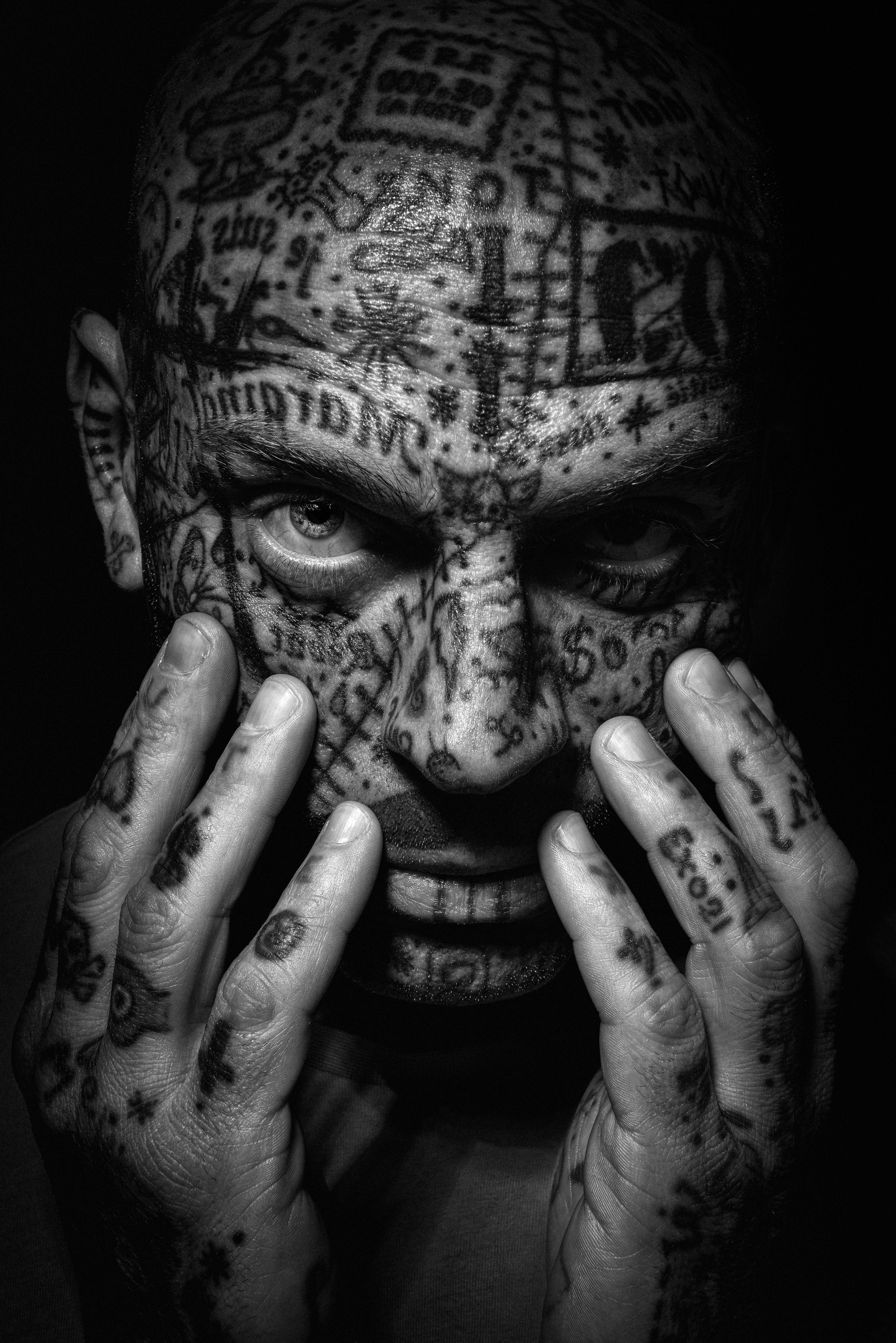 Steve Perchey portrait noir et blanc
