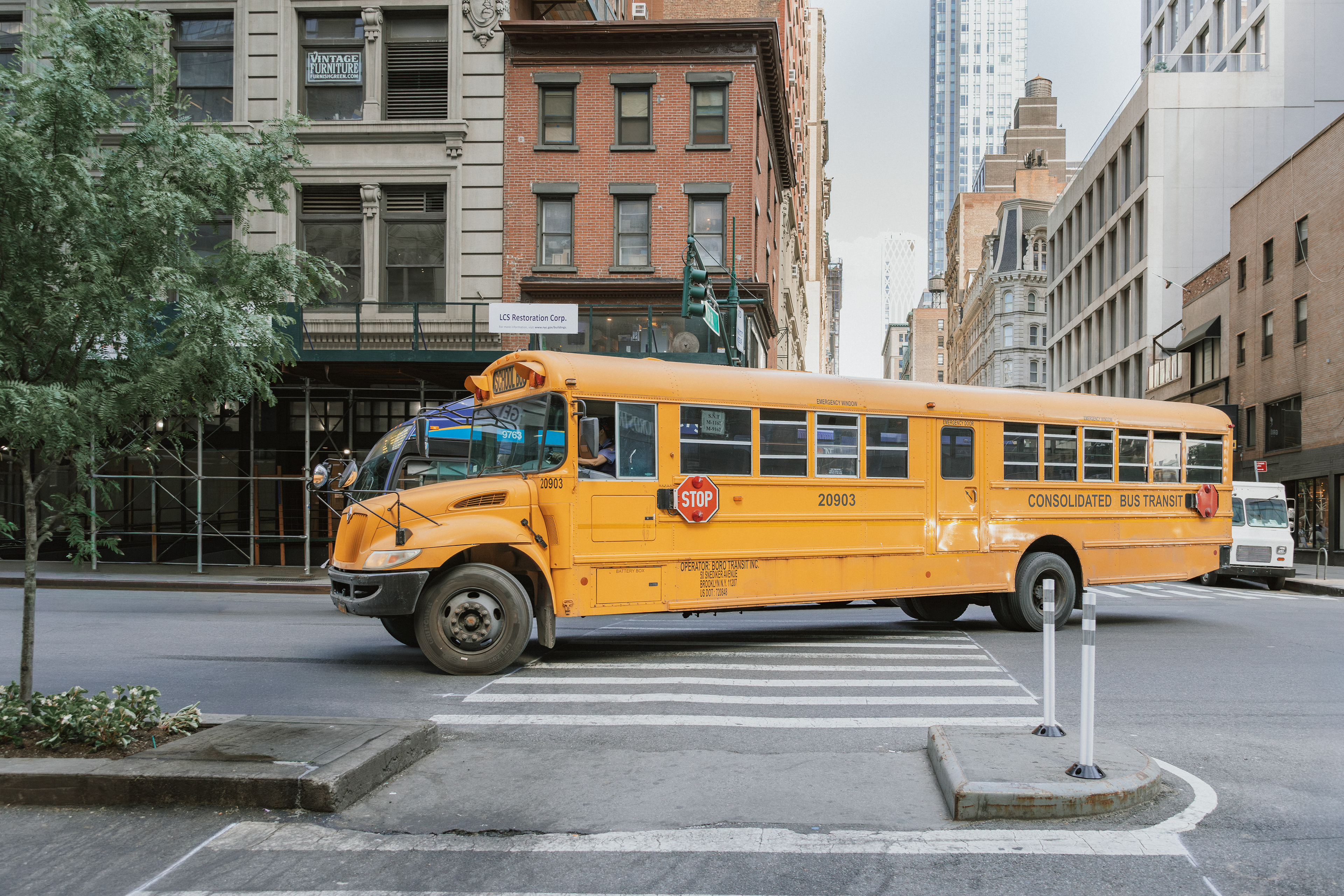 Yellow School Bus — New York City