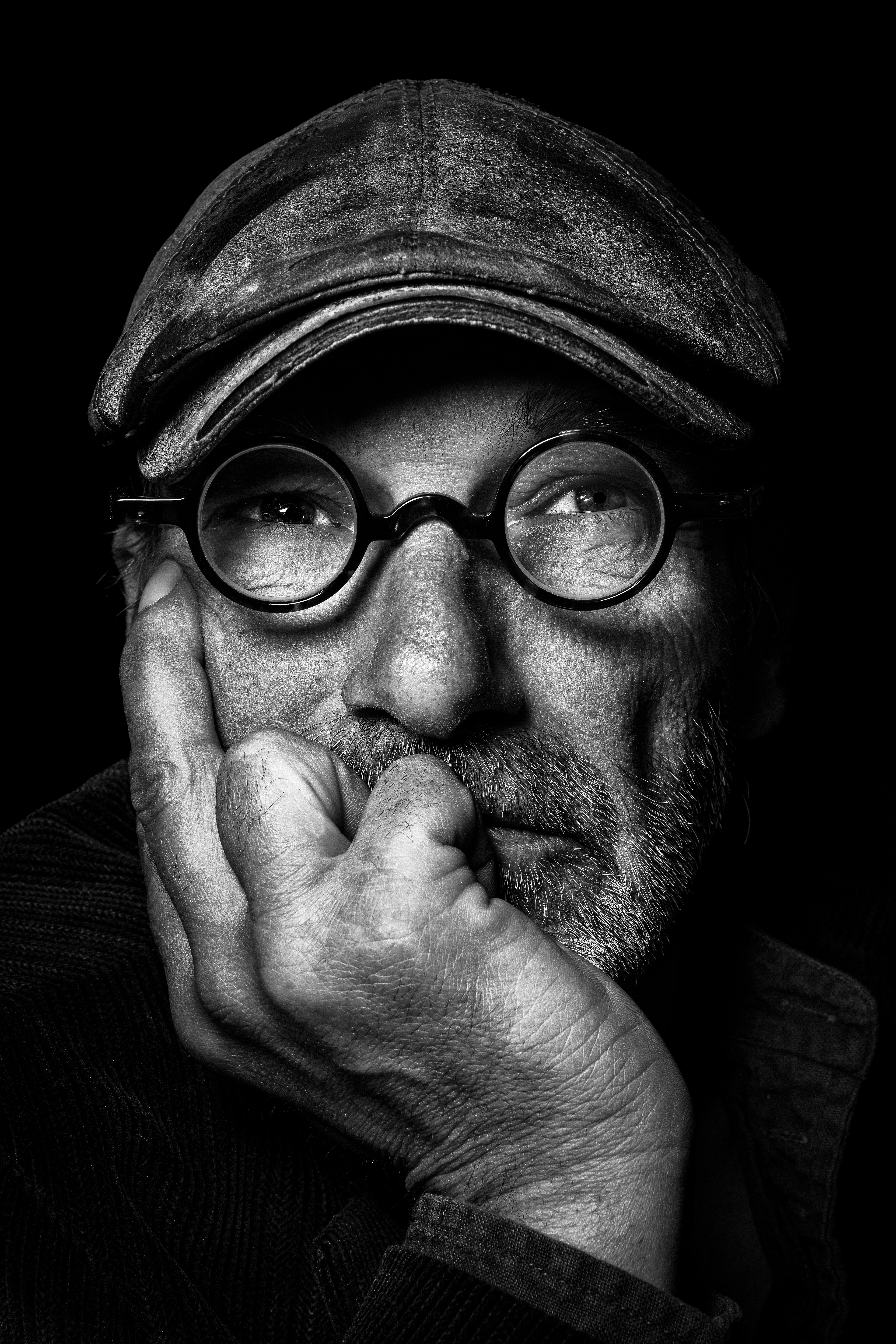 Steve Perchey portrait noir et blanc