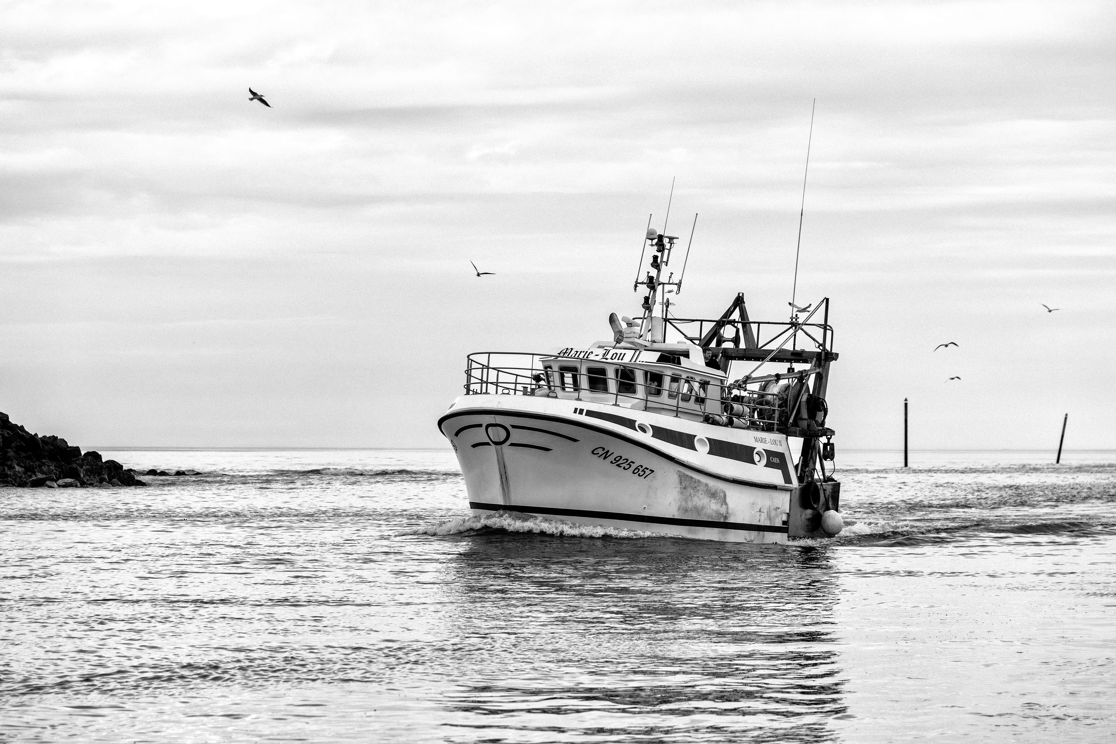 Pêcheurs de Trouville-sur-Mer — reportage au cœur du port, entre effort, solidarité et authenticité. Série réalisée par Steve Perchey.
