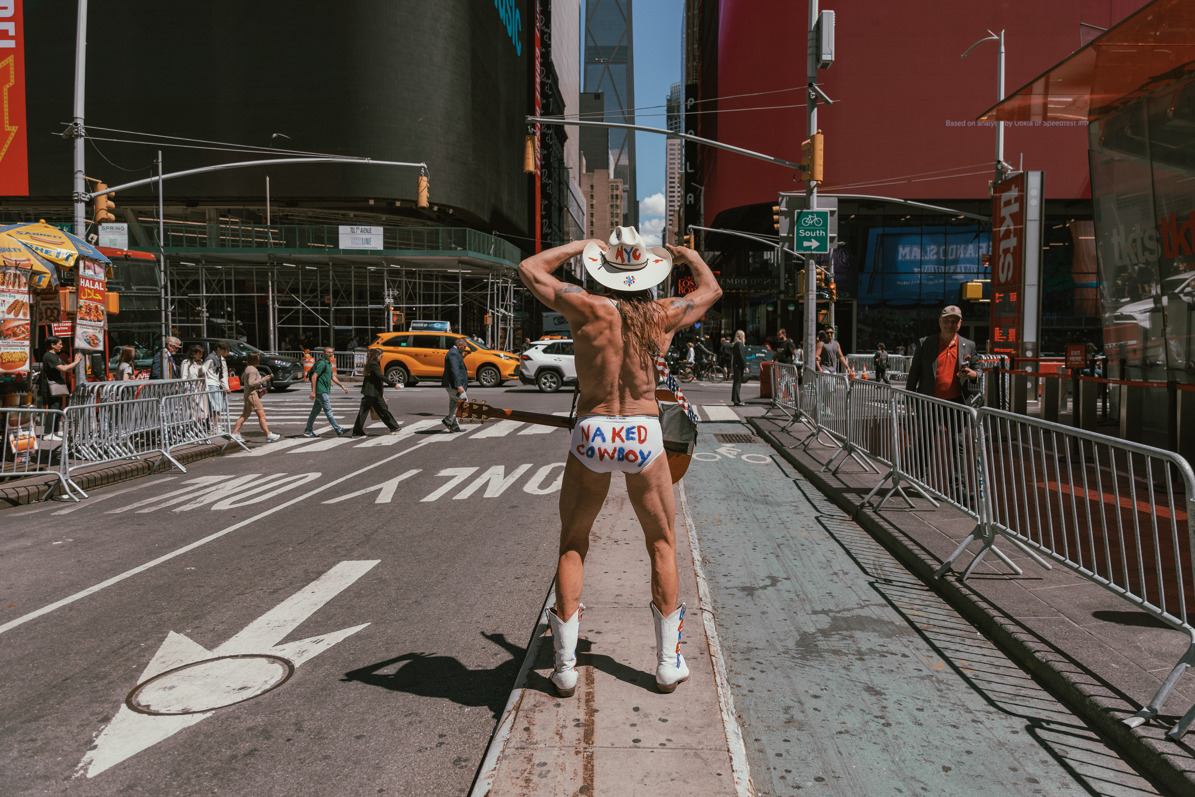 The Naked Cowboy — Times Square