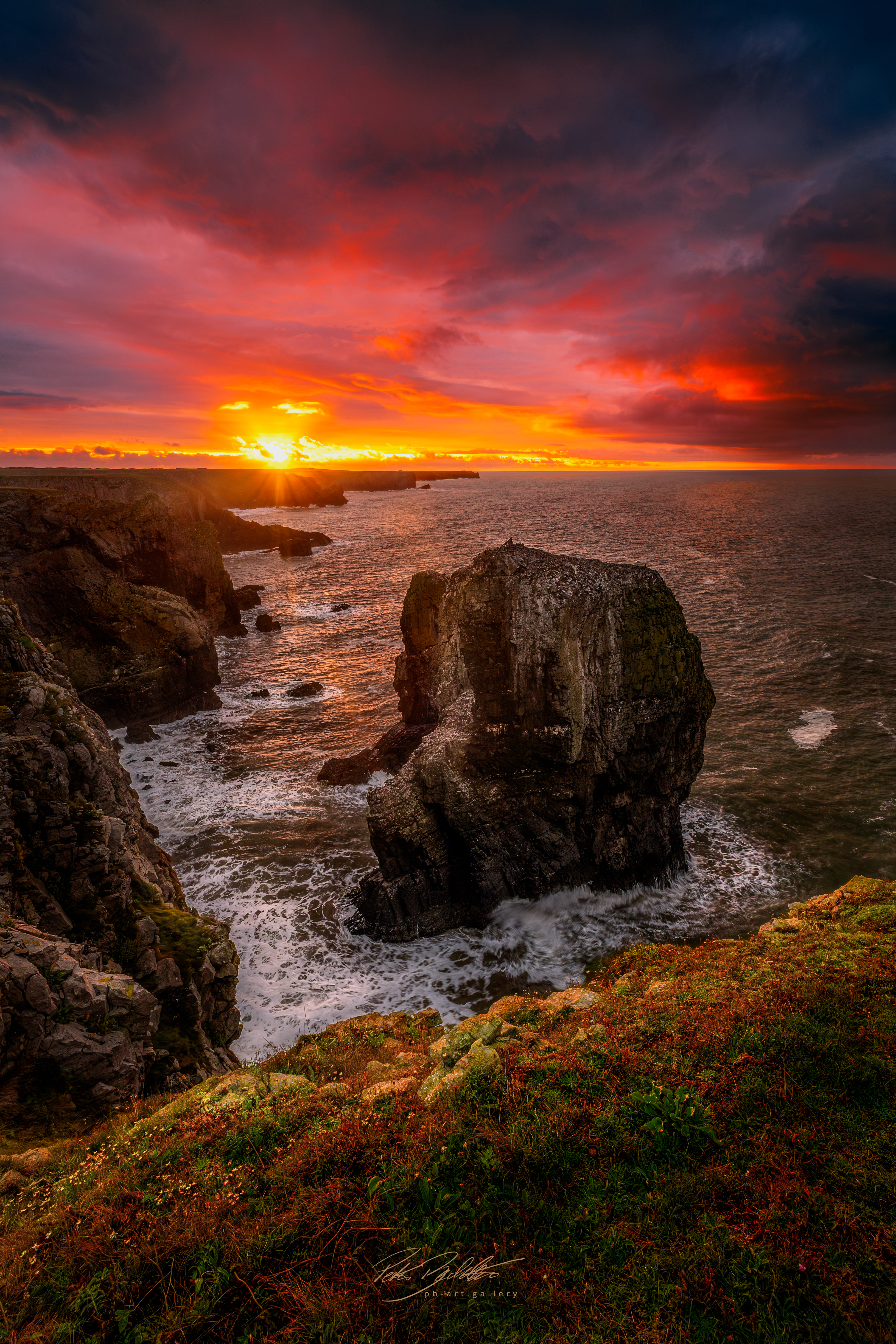 Elegug Stacks. Wales, Great Britain