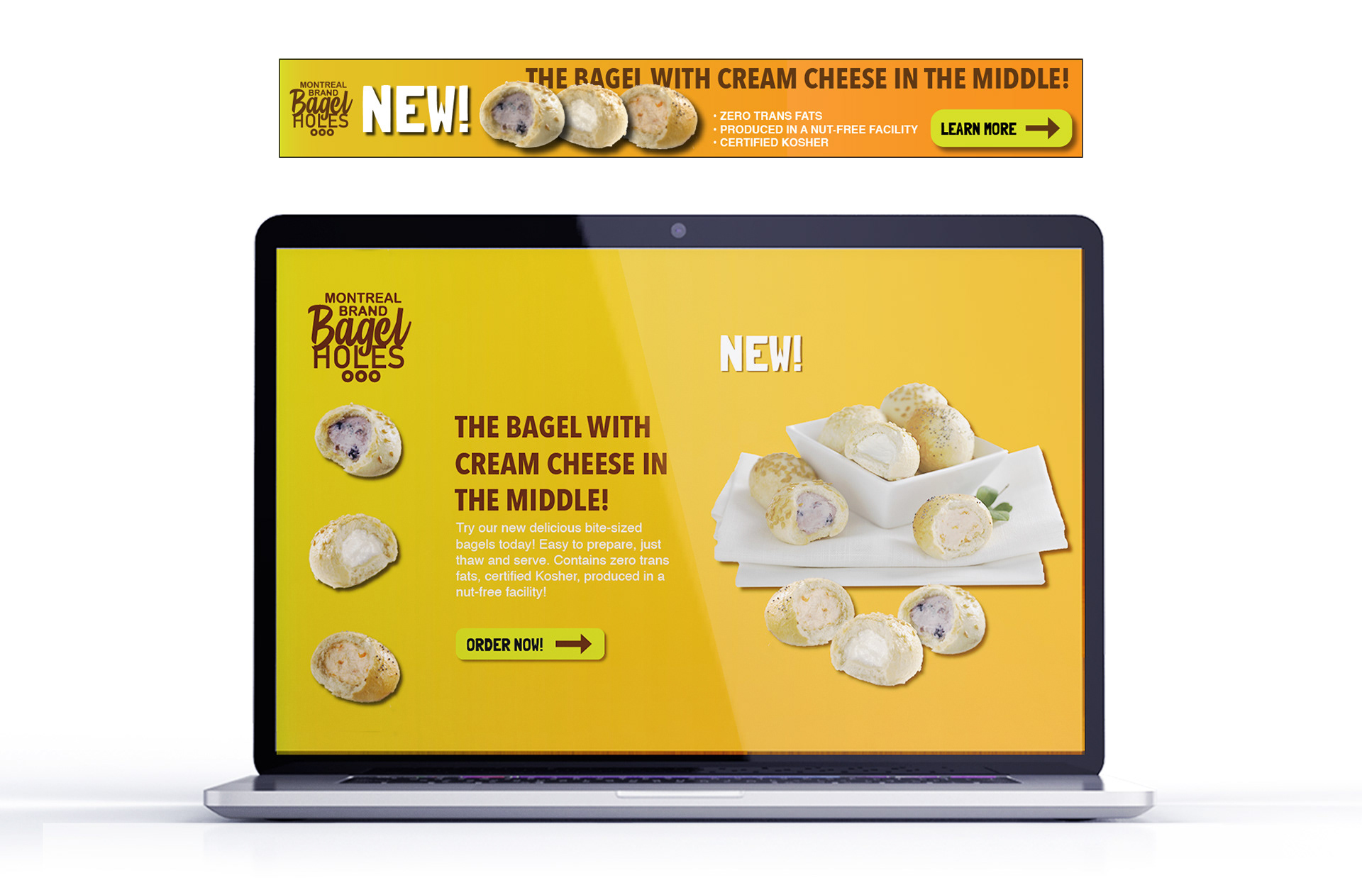 TOF Banner AD & Landing Page