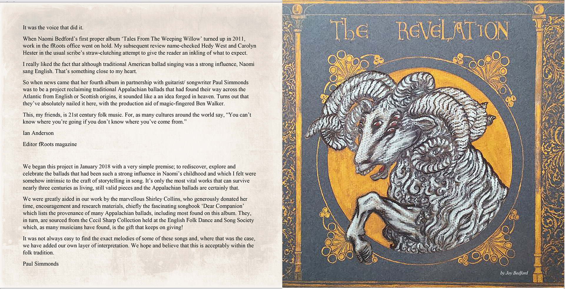 CD Booklet Spread