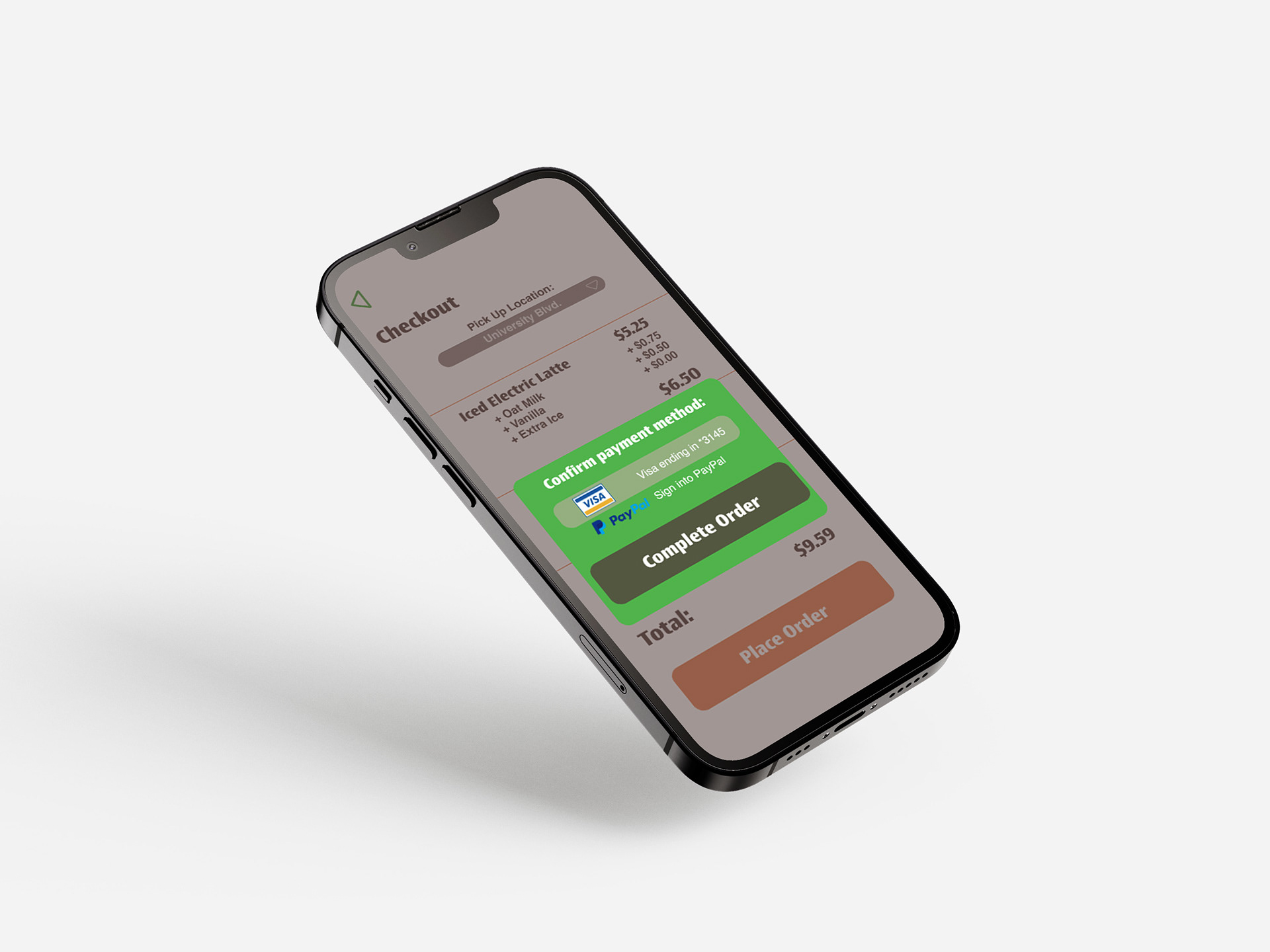Confirm Payment Page