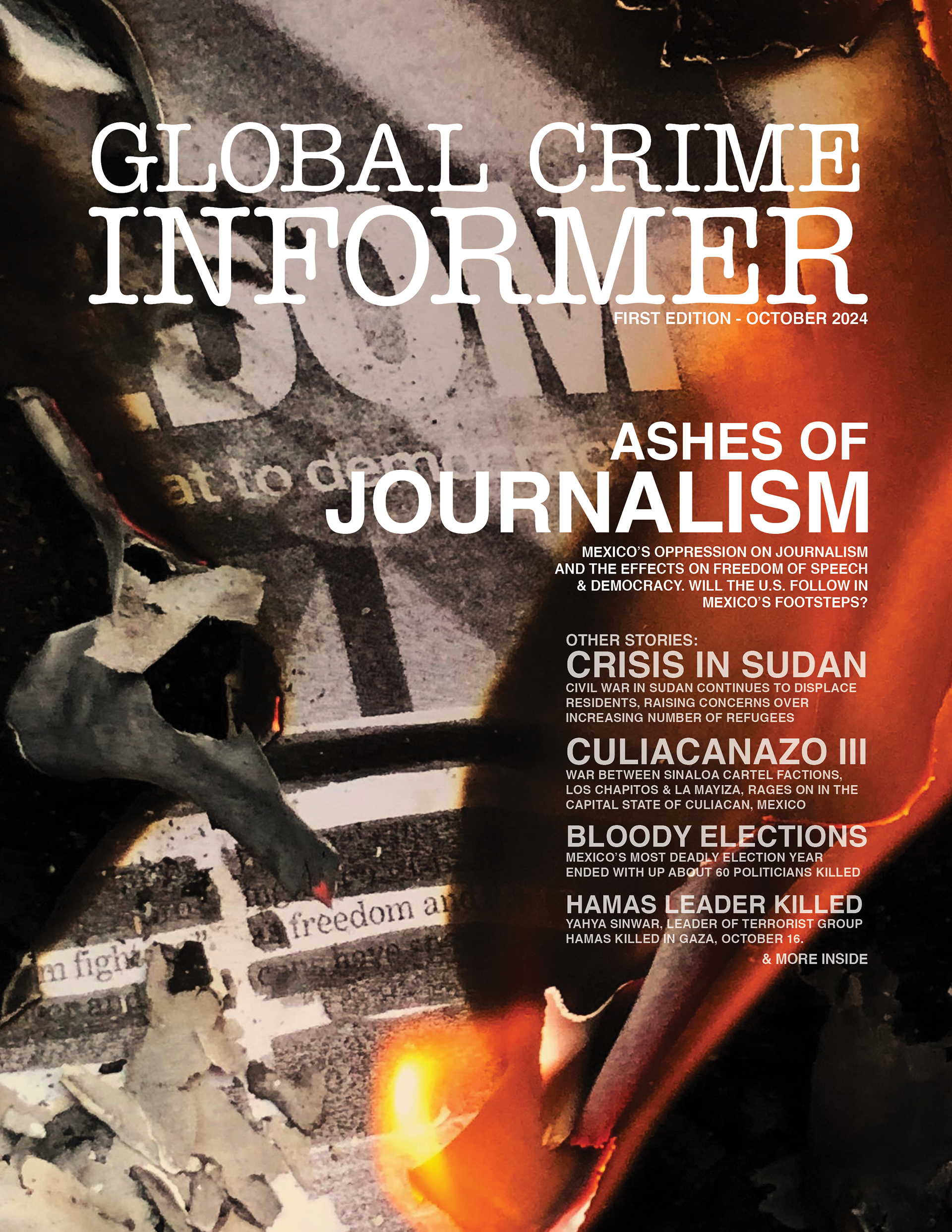 Magazine Cover - "Global Crime Informer"
