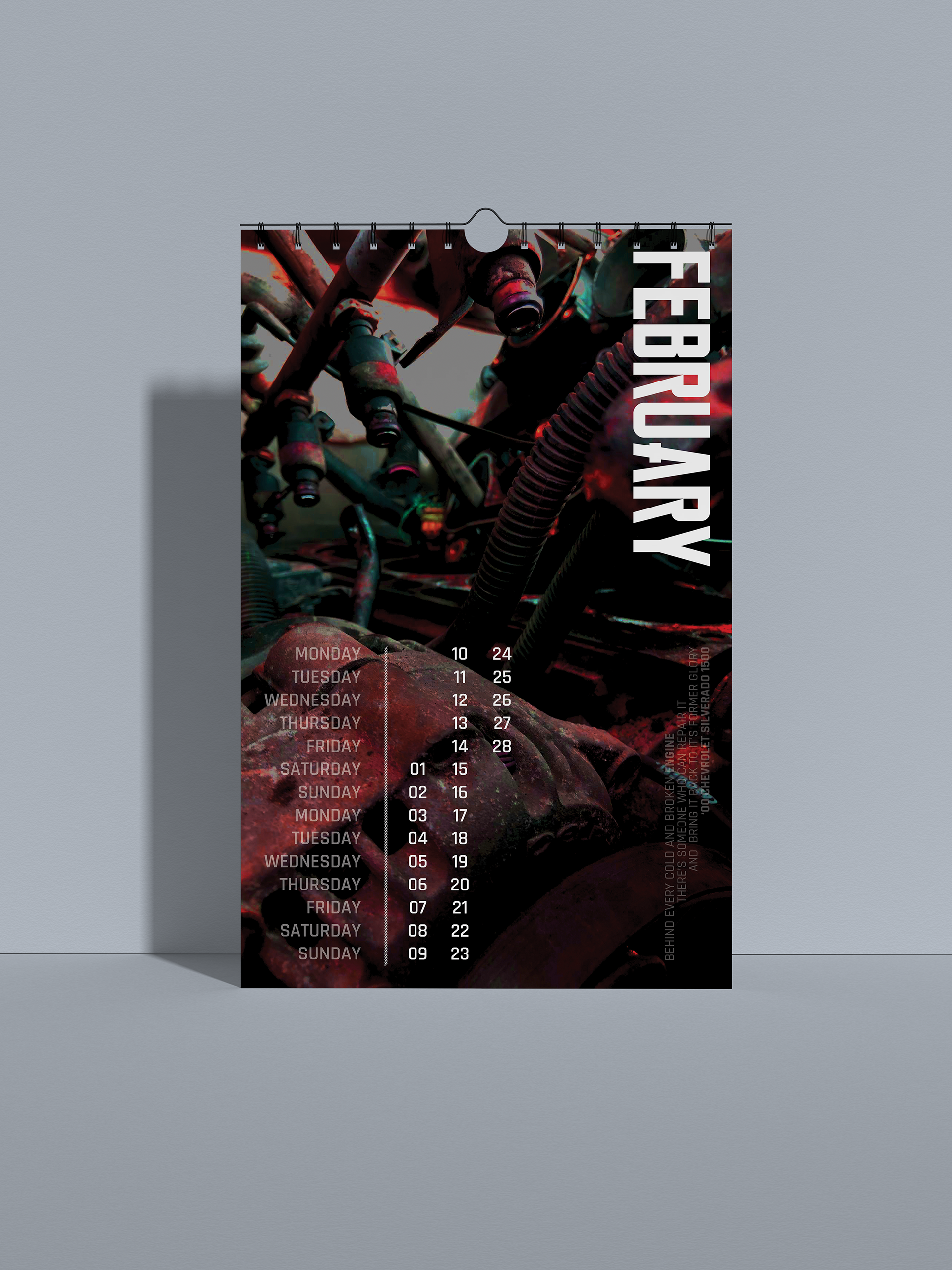 February Mockup Sample