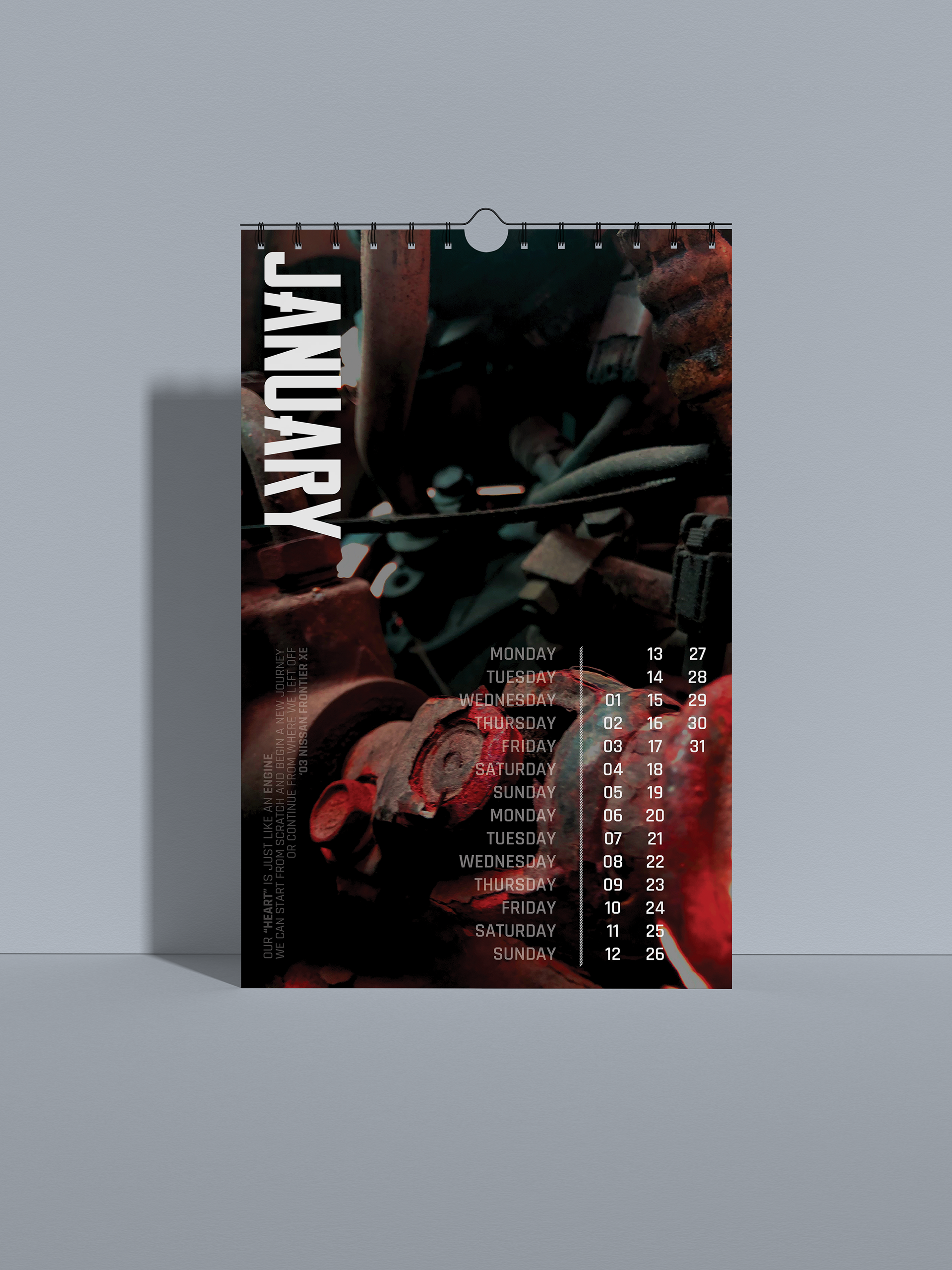 January Mockup Sample
