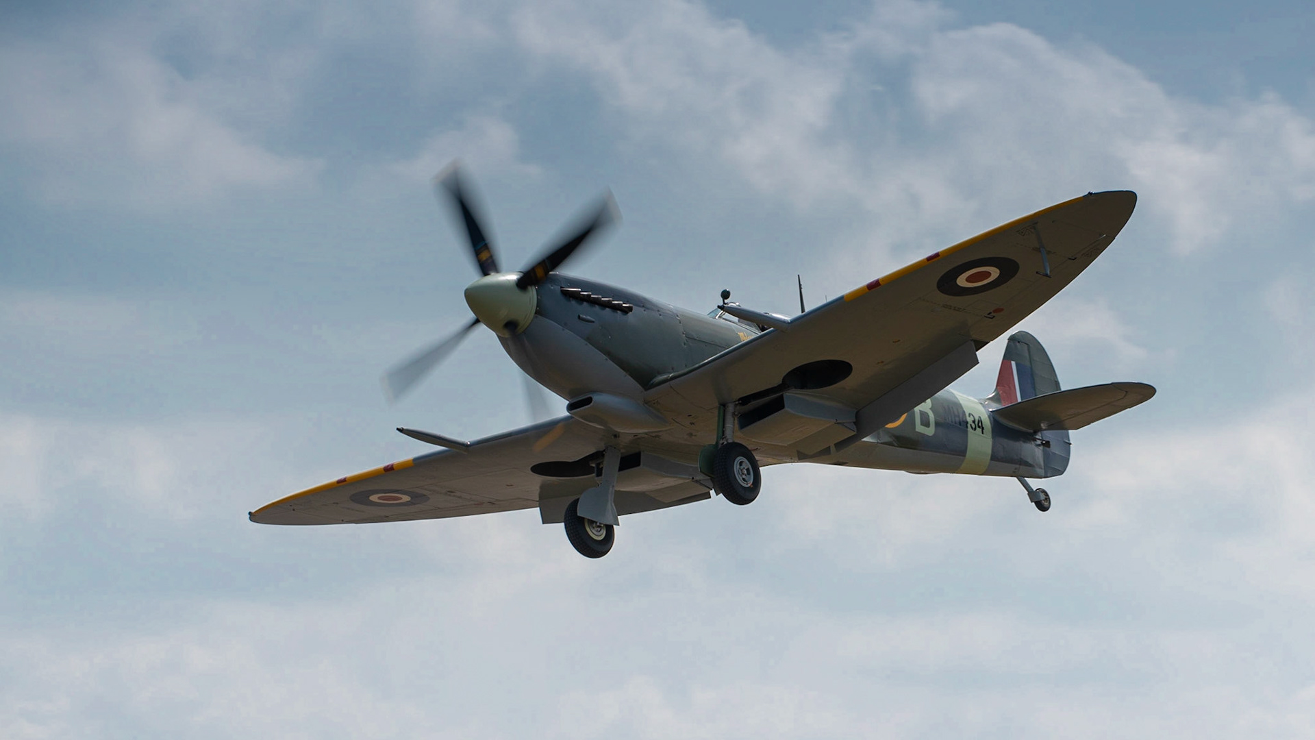 Vintage World War 2 Sptifire. British fighter plane