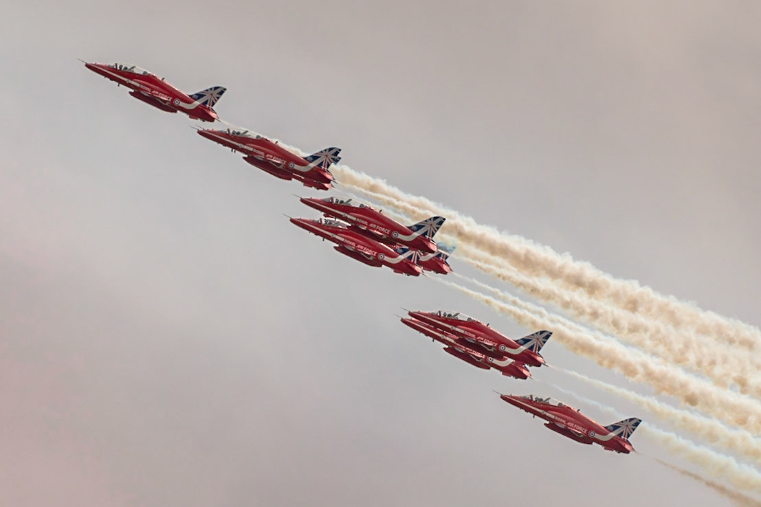 RAf Red Arrows display team