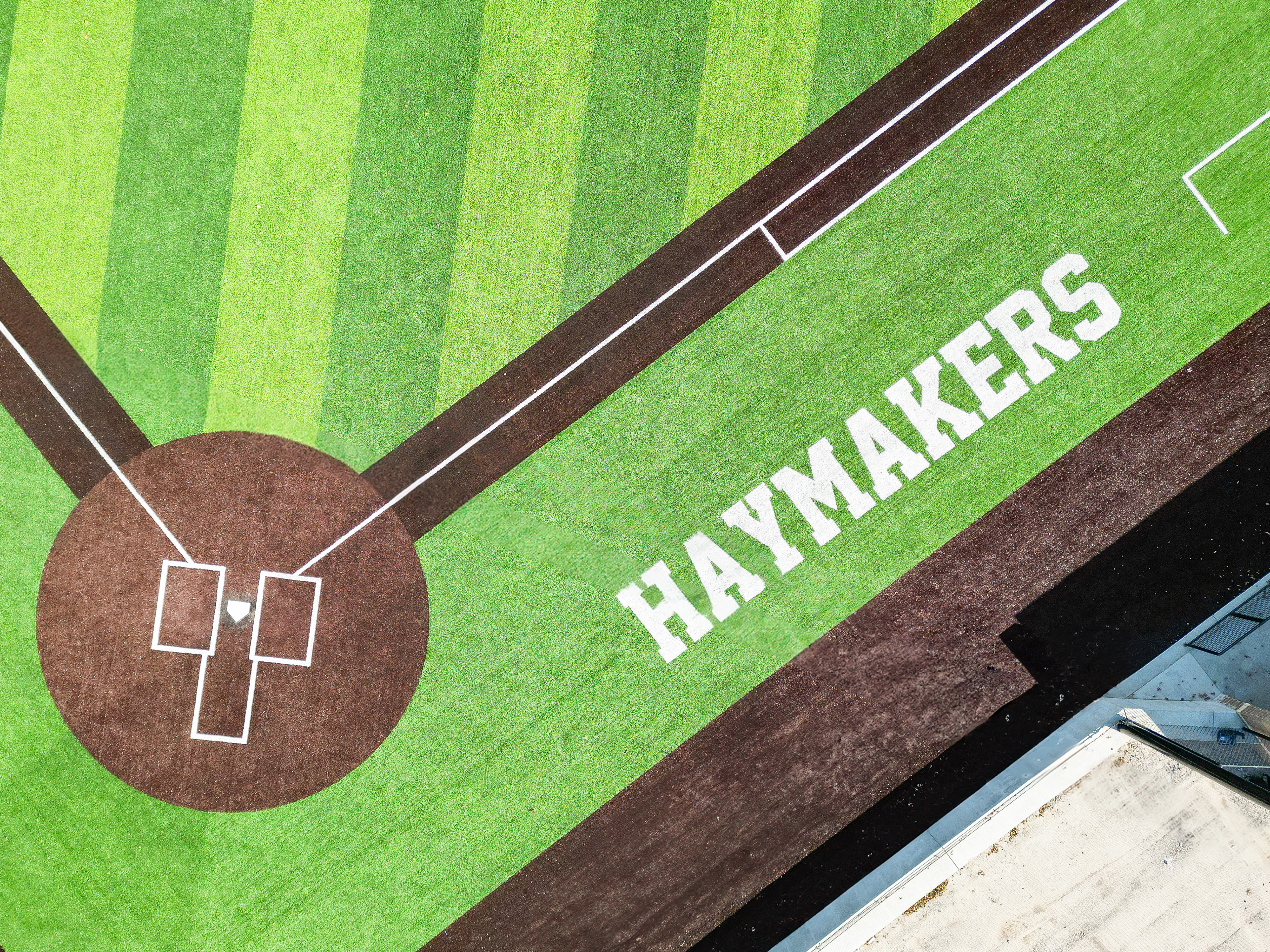 Haskell Haymakers Baseball Field Drone | Haskell, OK