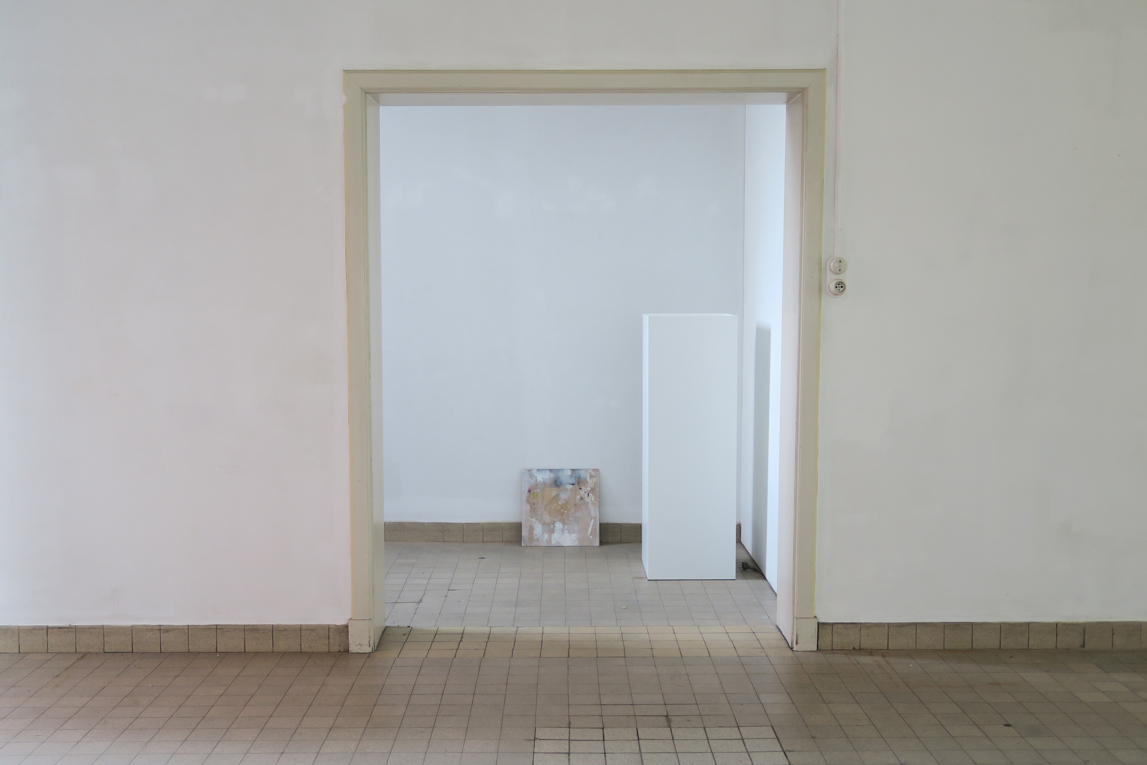 this is the part of the performance we call -The Interval- . with Elise Lepage . Blanco . Gent (B)