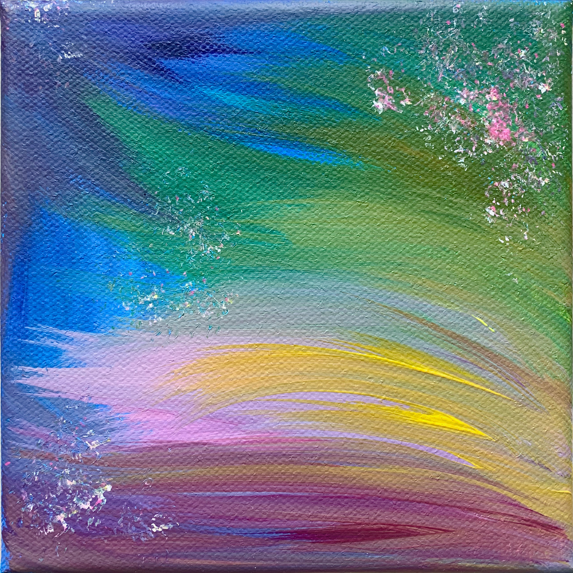 She’s a rainbow_18_Acrylic on canvas_15x15 cm
