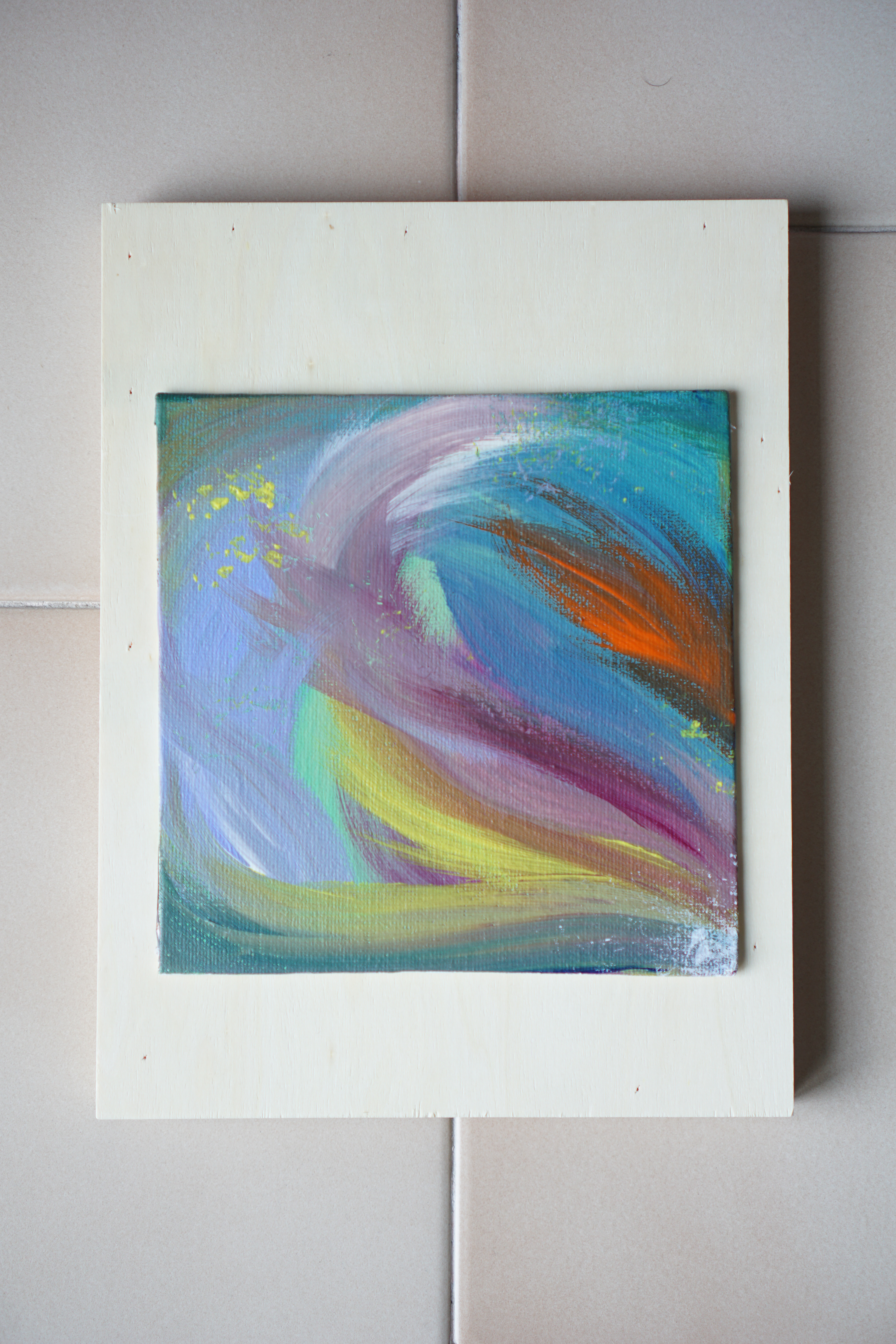 She’s a rainbow_11_Acrylic on canvas_15x15 cm