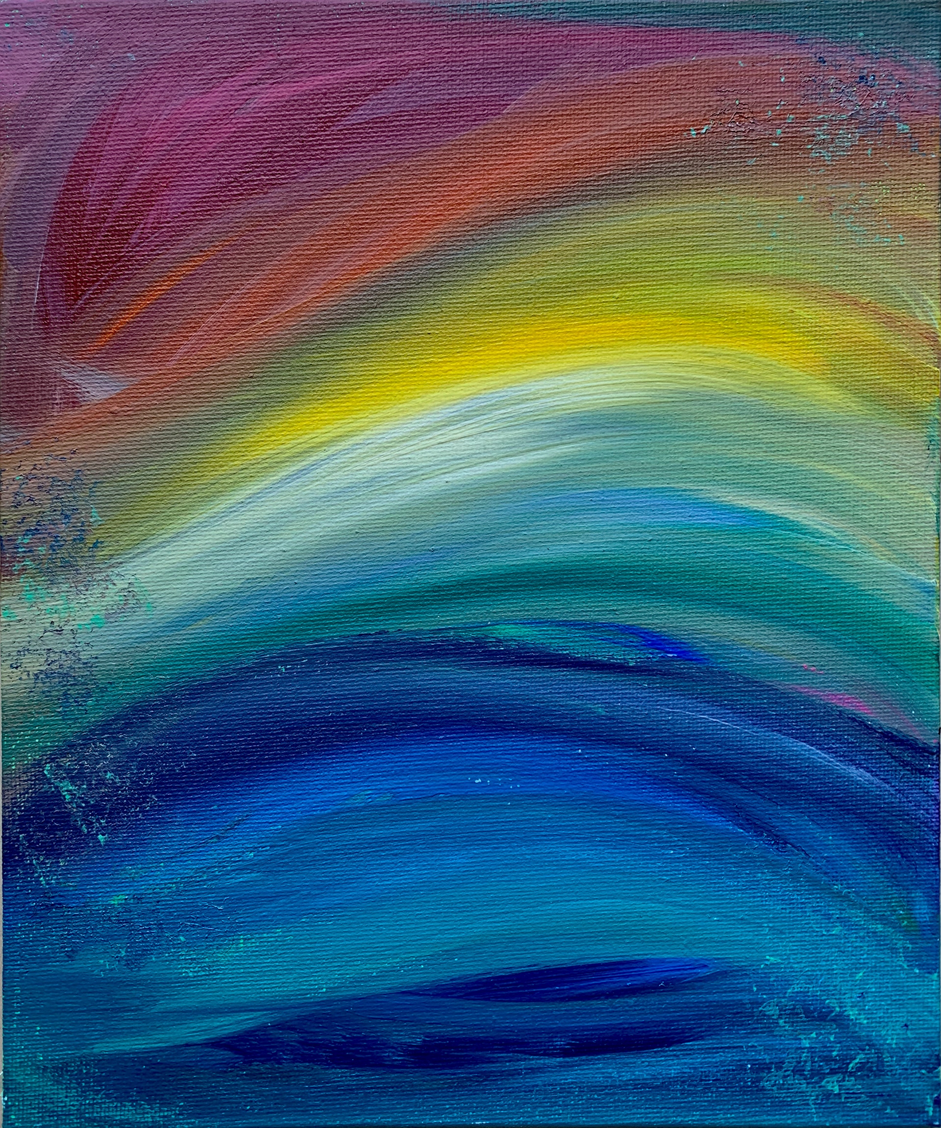She’s a rainbow_14_Acrylic on canvas_20x24 cm