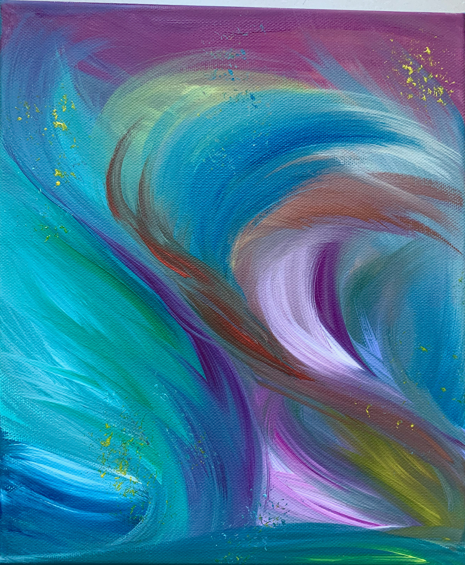 She’s a rainbow_16_Acrylic on canvas_25x30 cm (it’s special)