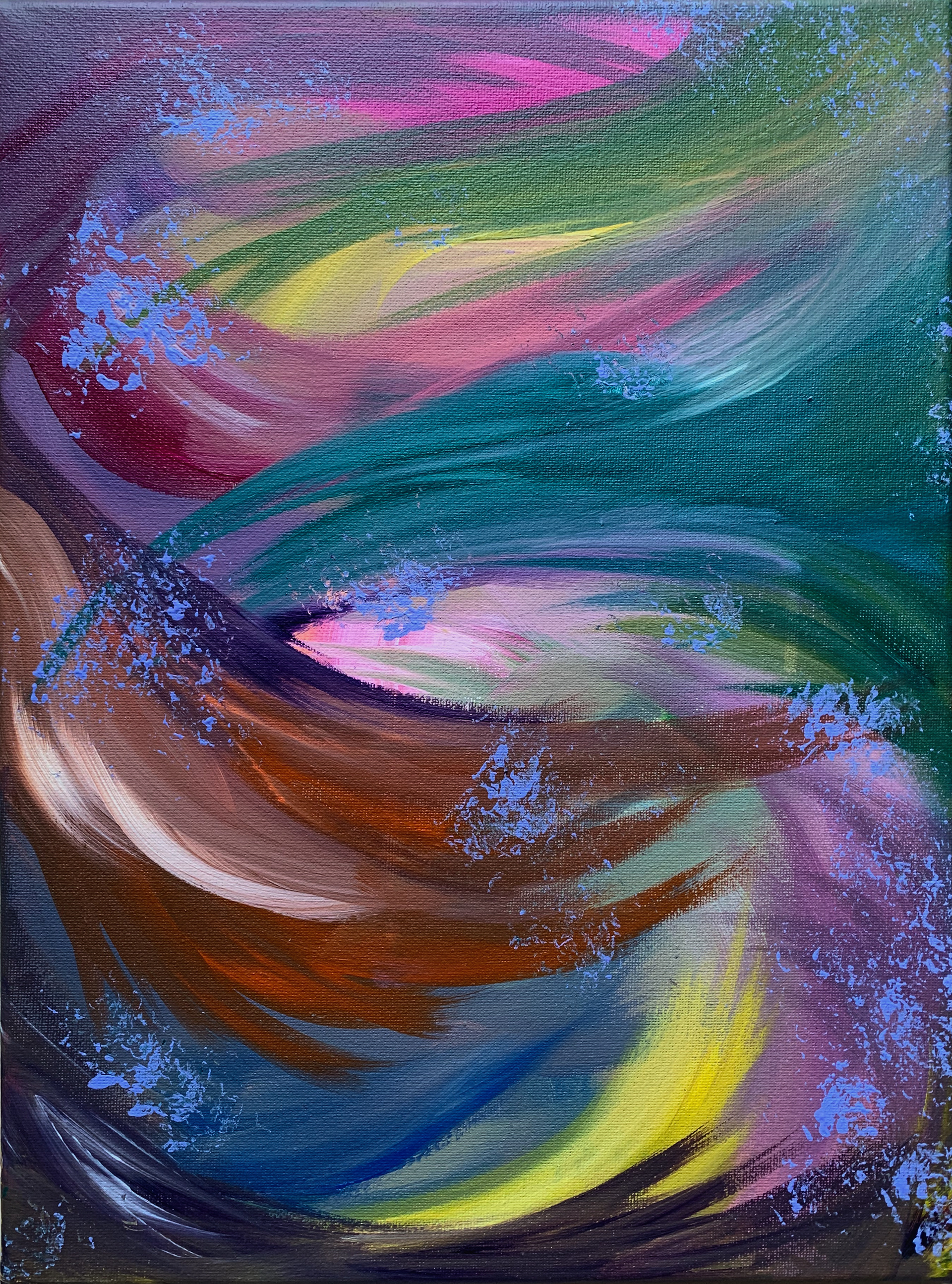 She’s a rainbow_12_Acrylic on canvas_30x40 cm