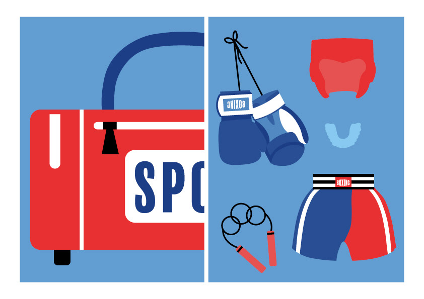 Alison Brusson Graphisme Bag Sport