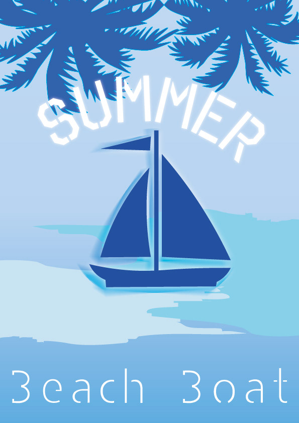 Alison Brusson Graphisme Summer Boat